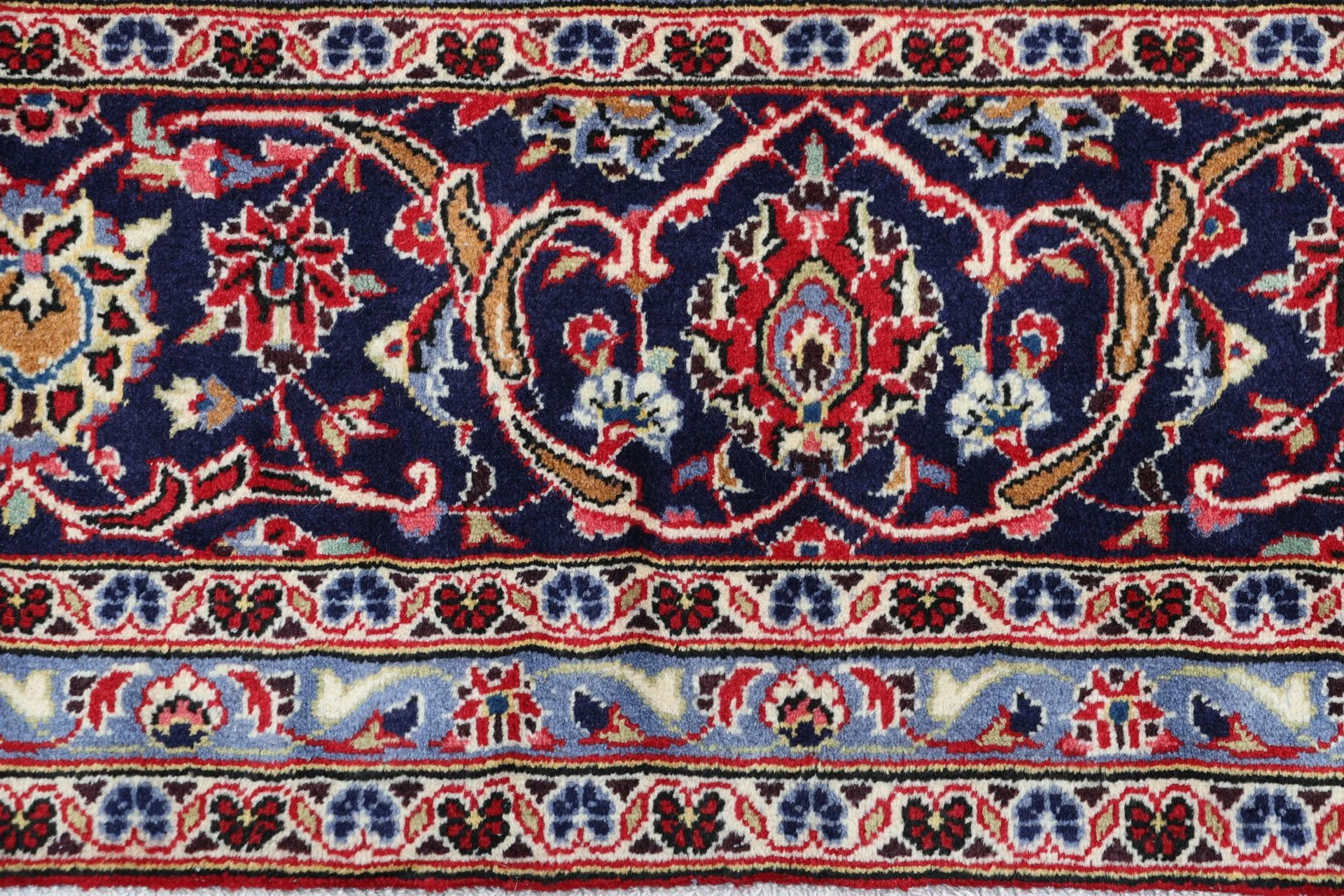 Handgeknüpfter Kashan Perserteppich 245 × 350 cm