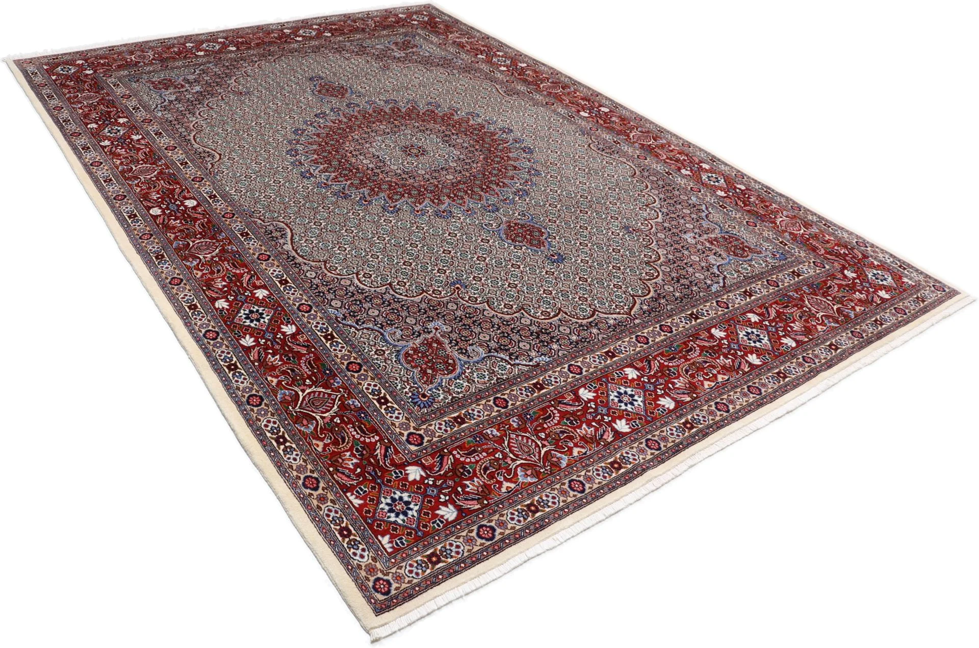 Moud Perserteppich aus Iran, 247 × 355 cm