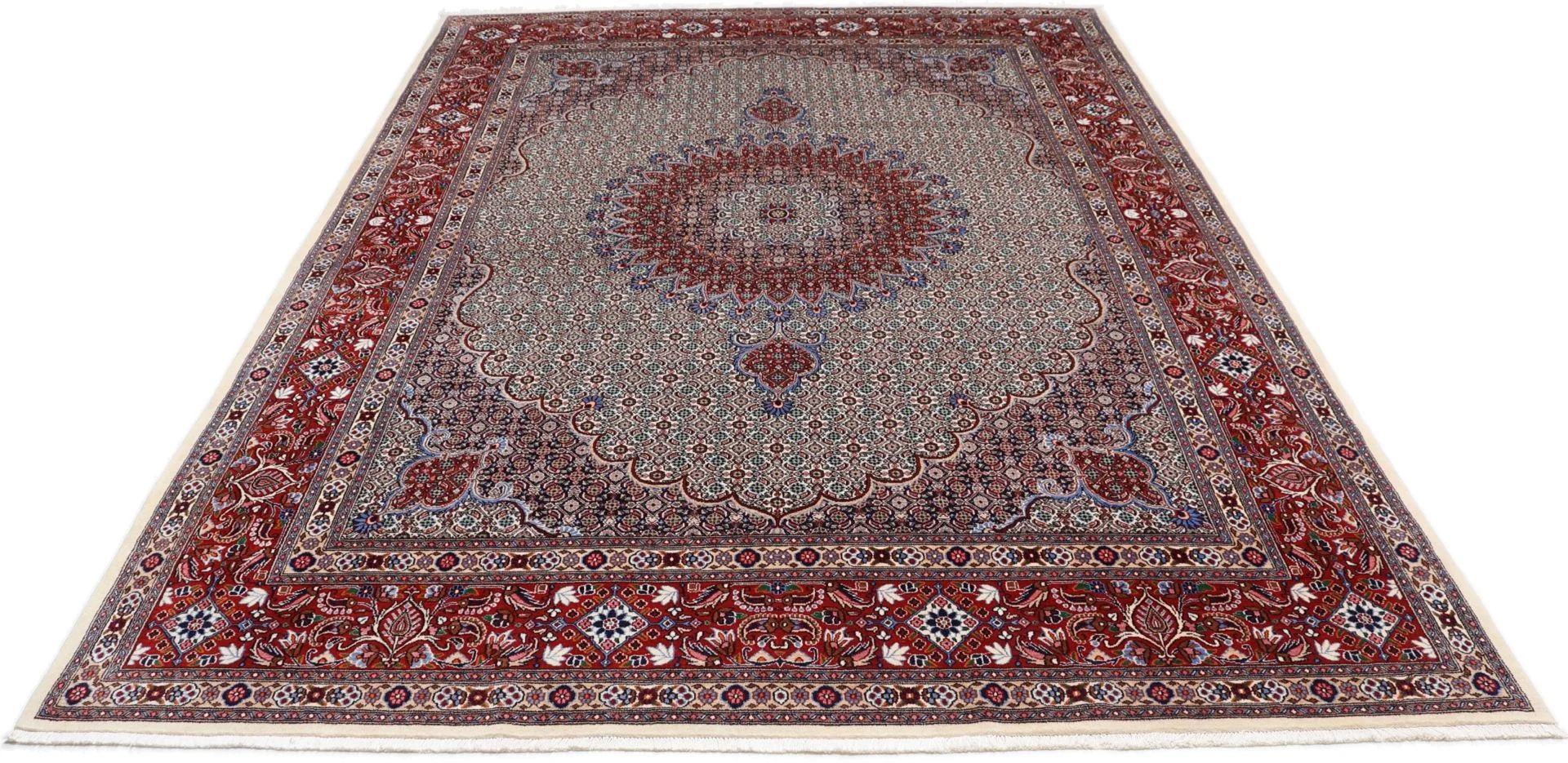 Moud Perserteppich aus Iran, 247 × 355 cm