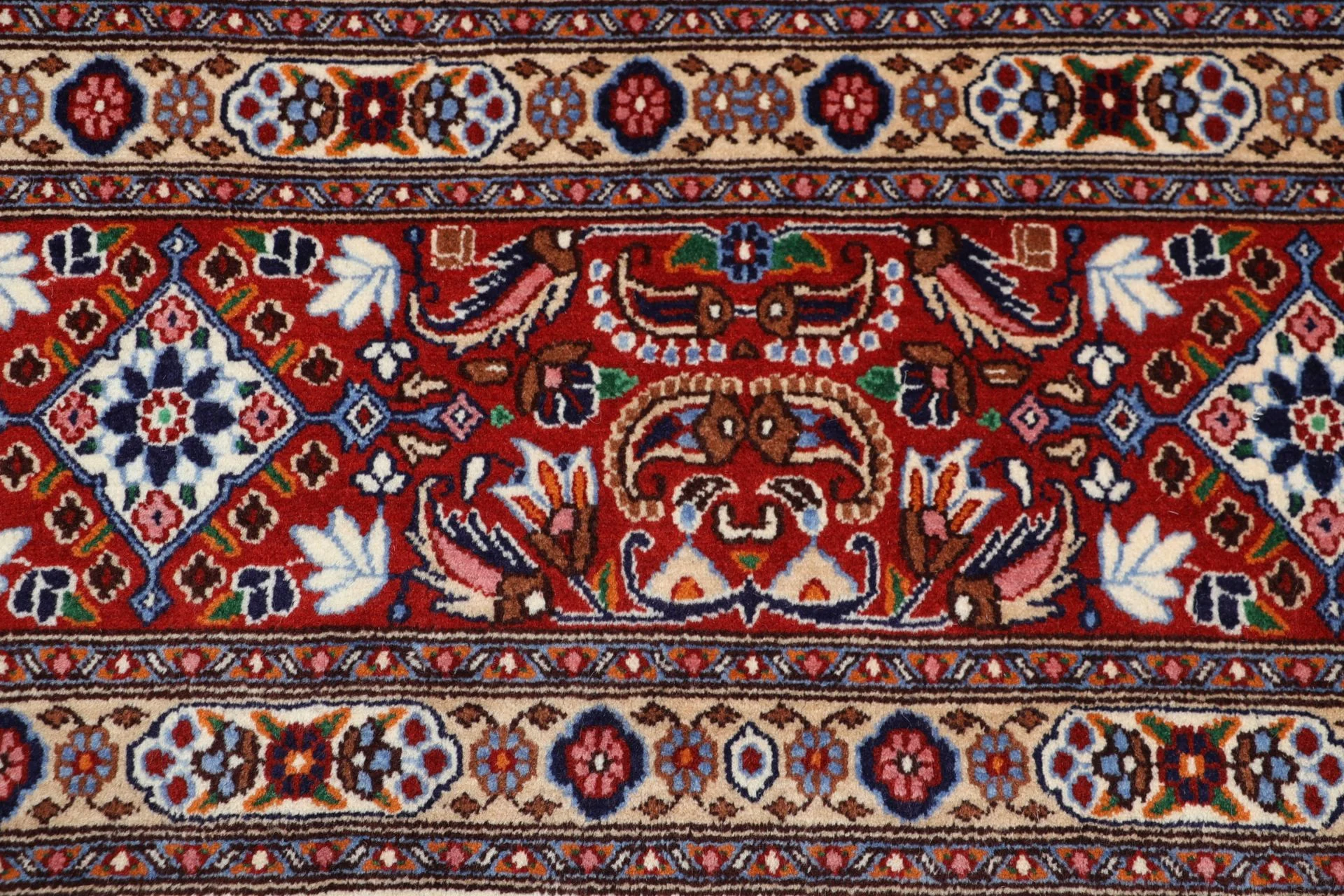 Moud Perserteppich aus Iran, 247 × 355 cm