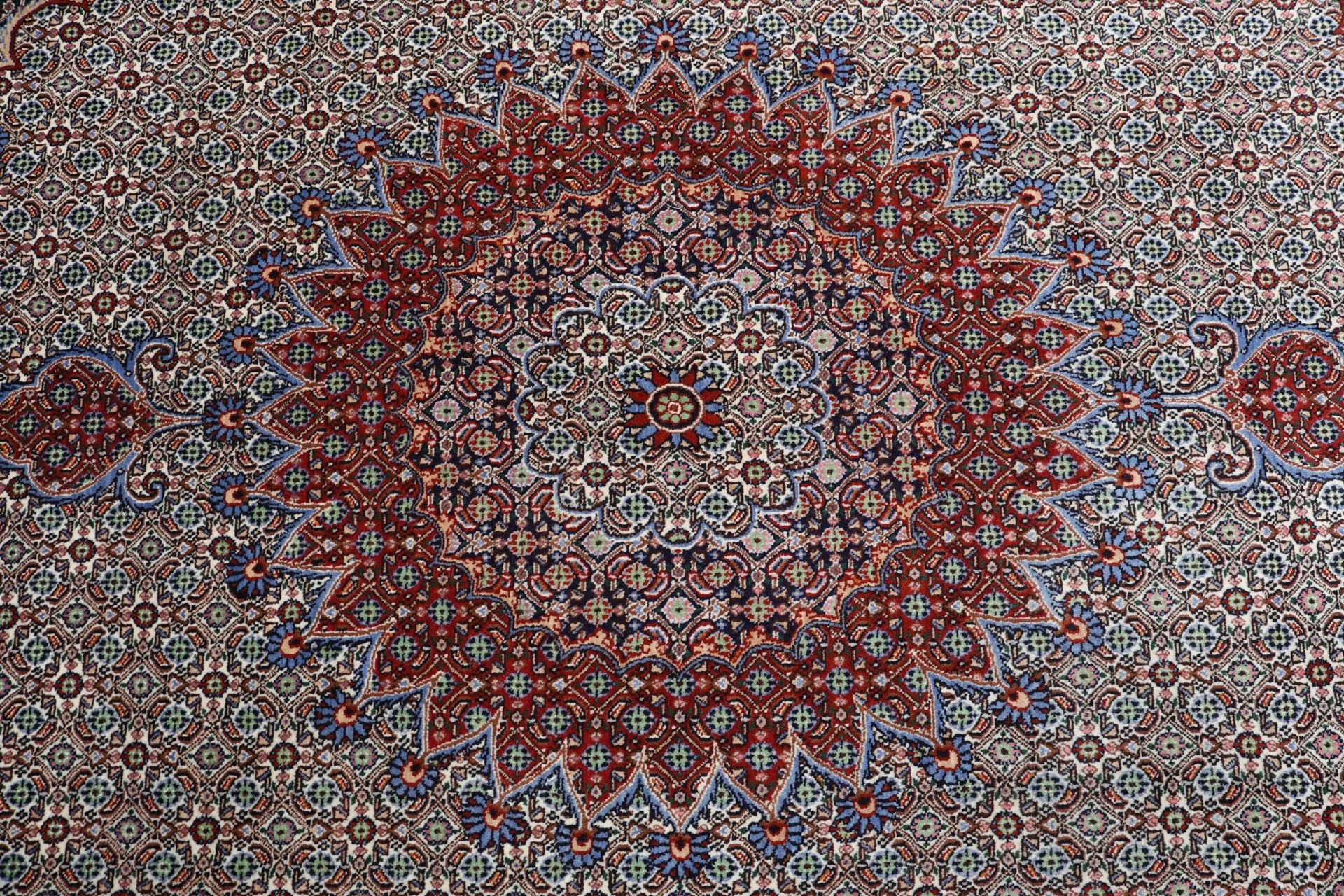Moud Perserteppich aus Iran, 247 × 355 cm