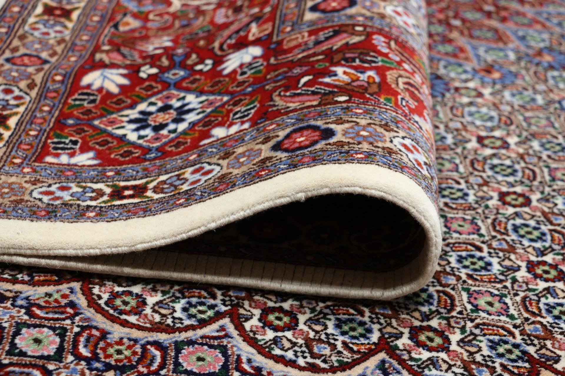 Moud Perserteppich aus Iran, 247 × 355 cm
