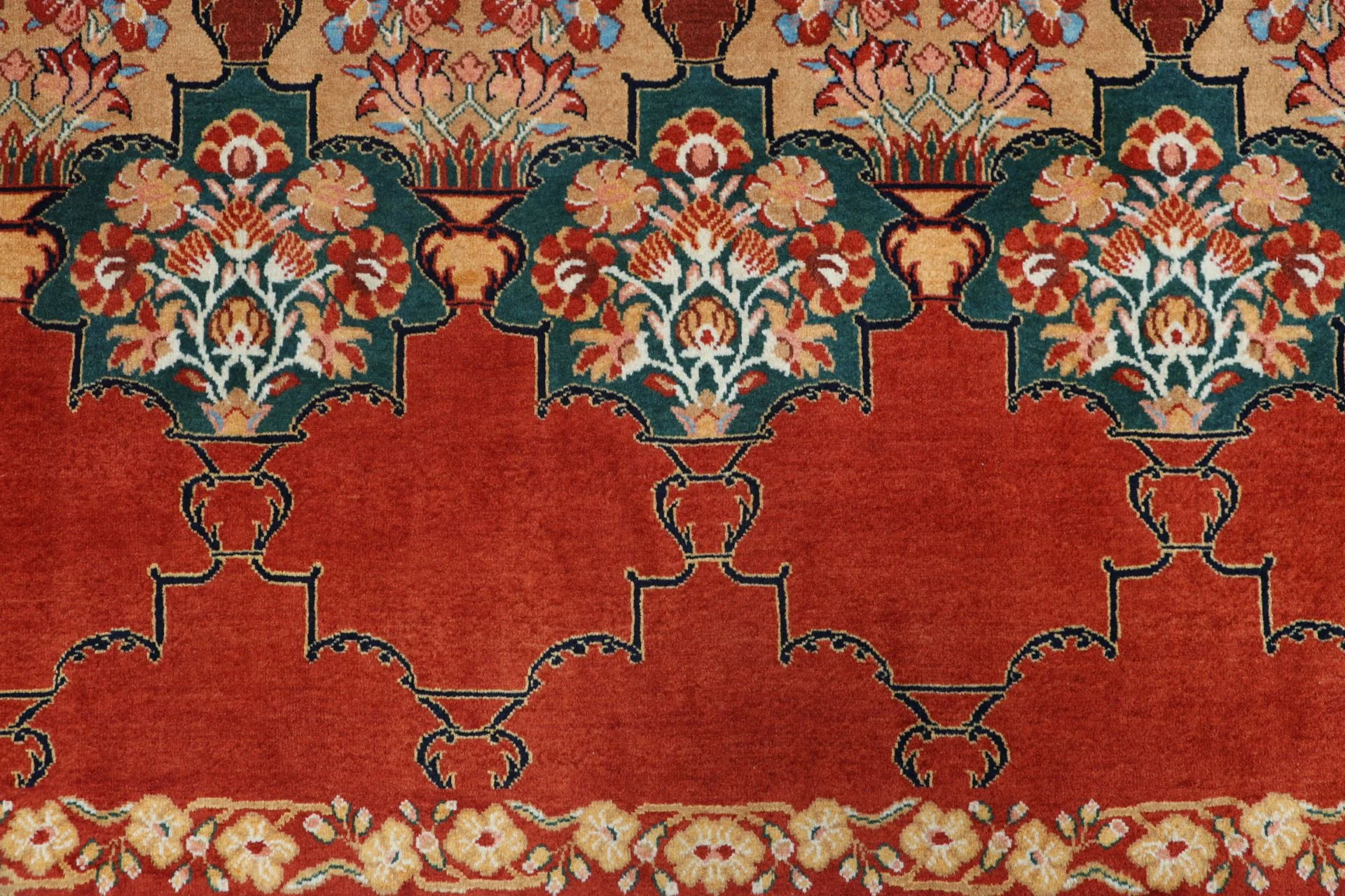 Handgeknüpfter Bakhtiari Perserteppich 220 × 308 cm