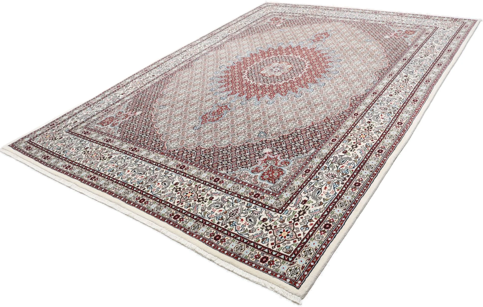 Moud Perserteppich 248 × 348 cm aus Wolle, handgeknüpft