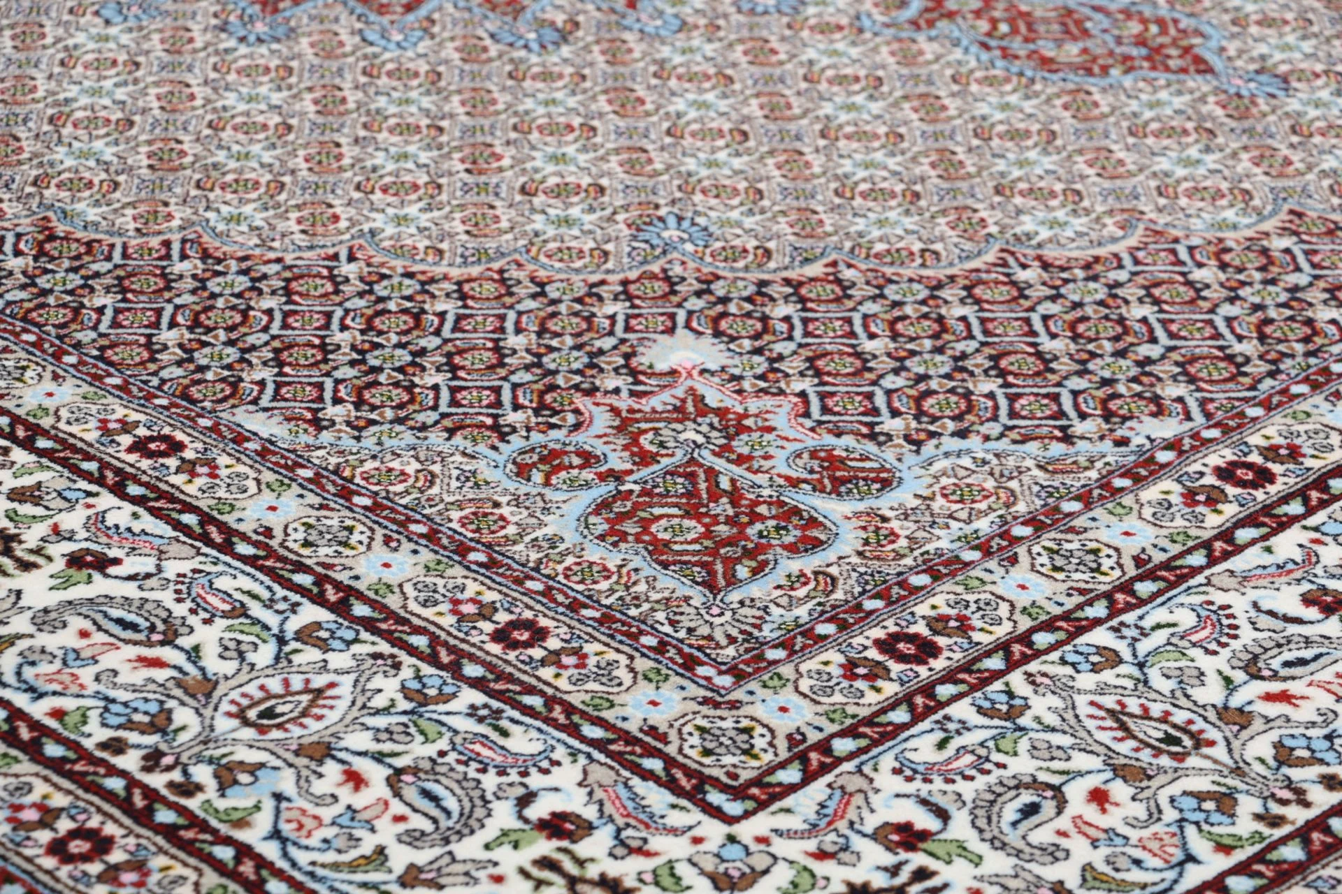 Moud Perserteppich 248 × 348 cm aus Wolle, handgeknüpft