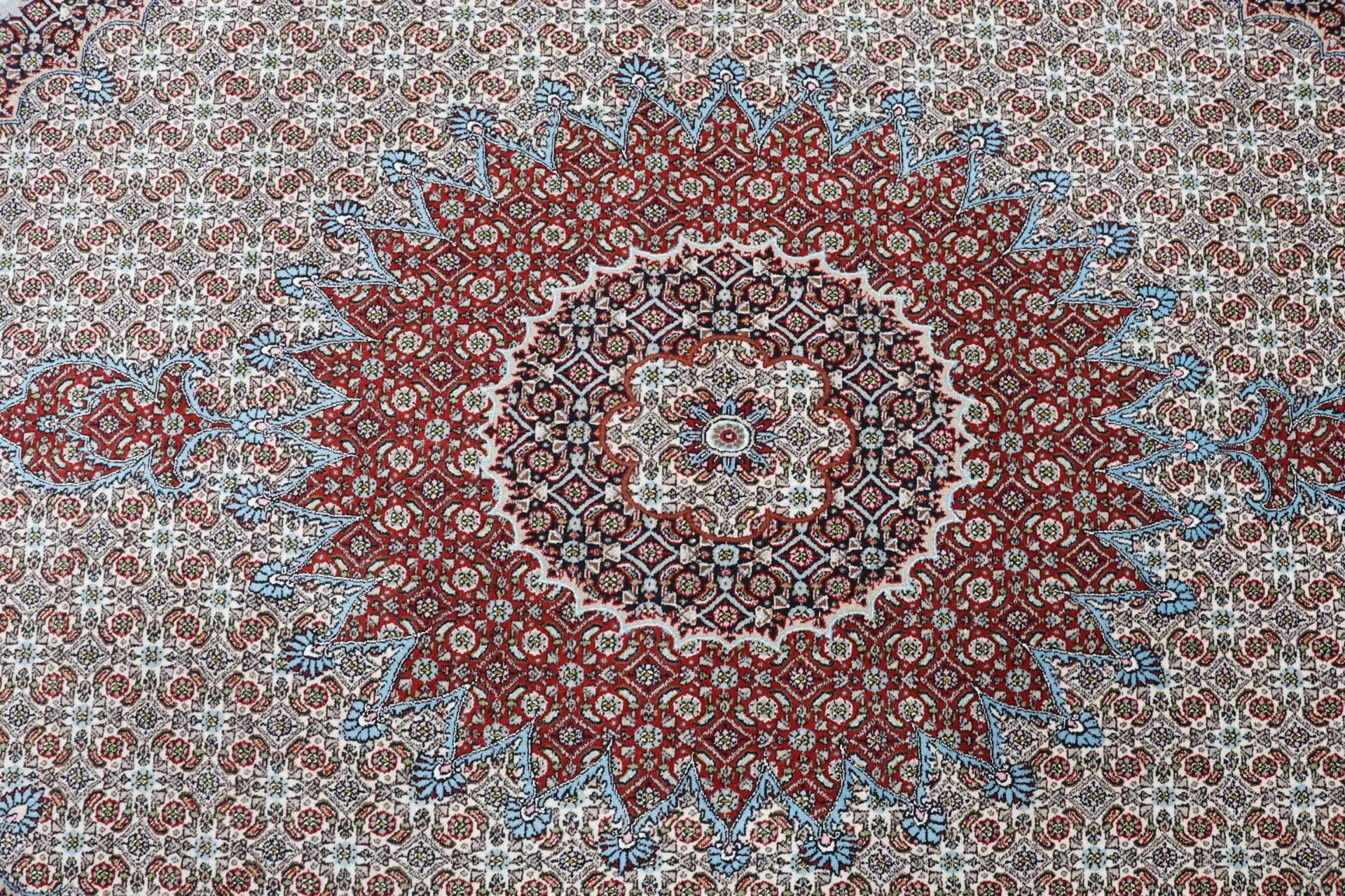 Moud Perserteppich 248 × 348 cm aus Wolle, handgeknüpft