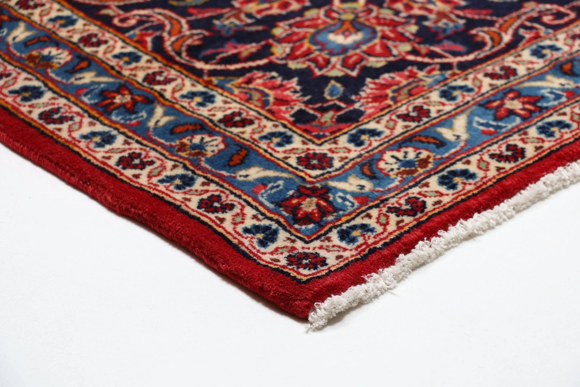 Kashan Perserteppich 260 × 370 cm aus Wolle, handgeknüpft