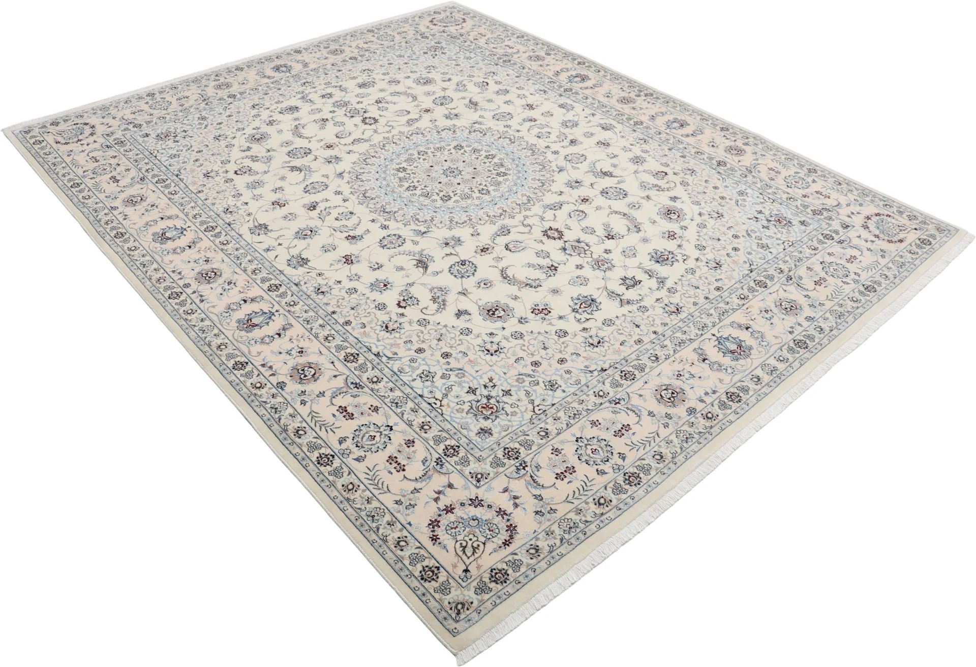 perserteppich-nain-198-x-243-cm-schurwolle-und-seide-handgeknupft-9 Nain Perserteppich aus Iran, 198 × 243 cm
