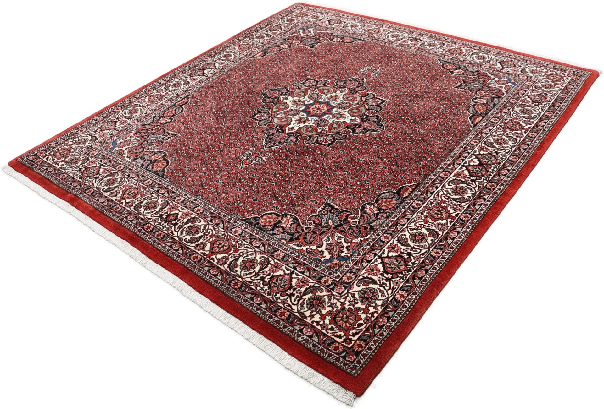 Handgeknüpfter Bijar Perserteppich, 205 × 220 cm, Wolle & Seide