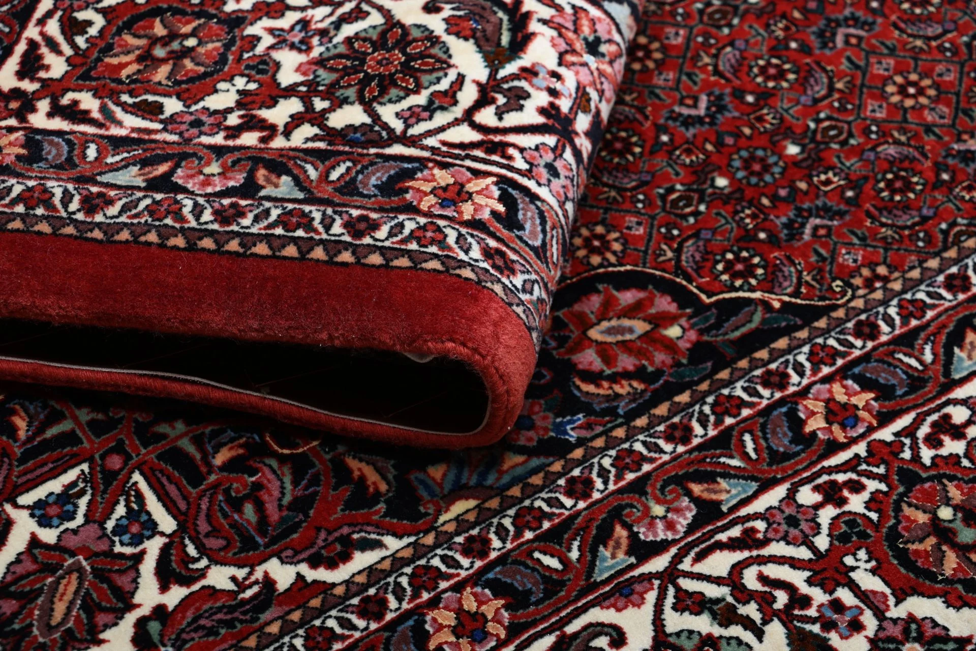 Handgeknüpfter Bijar Perserteppich, 205 × 220 cm, Wolle & Seide