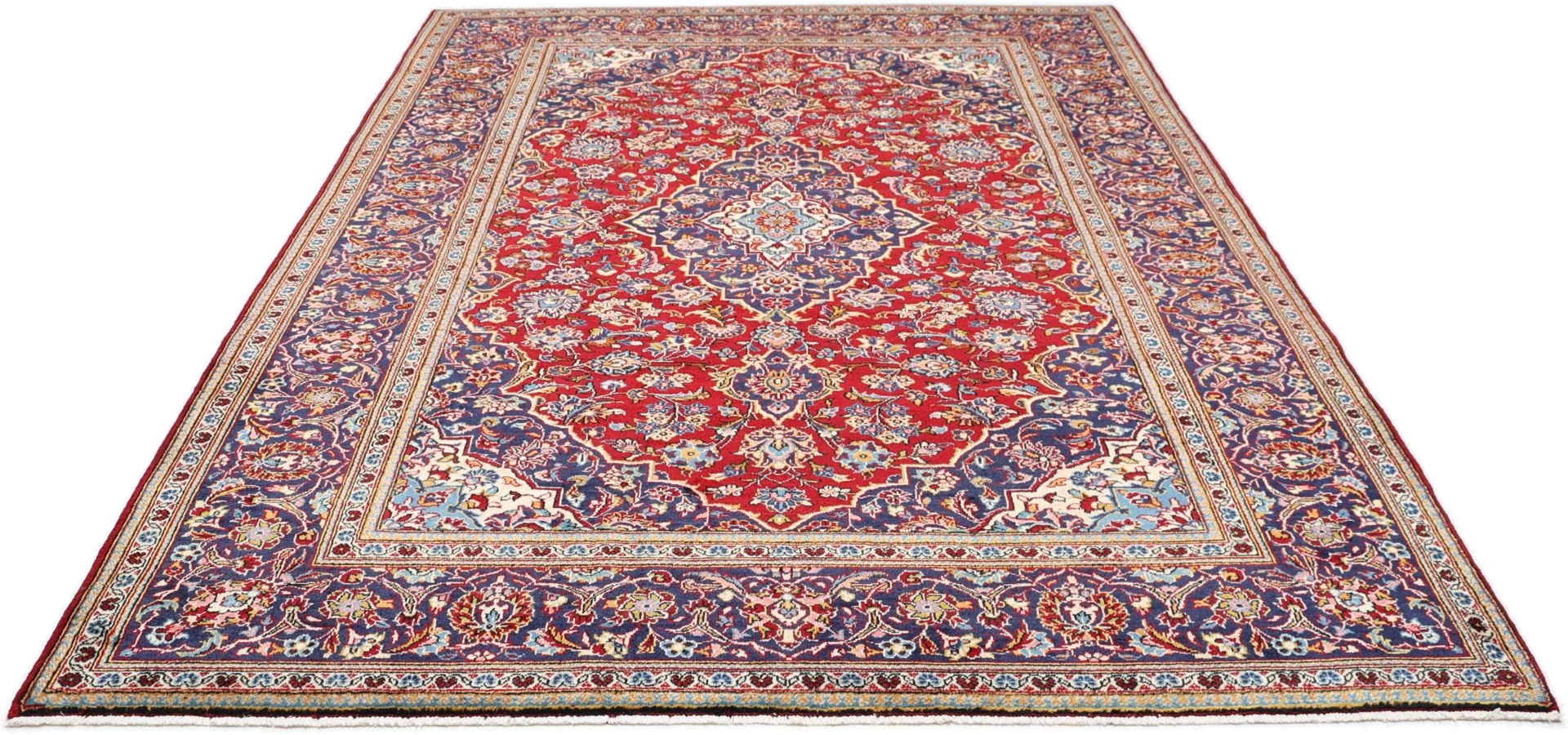 Handgeknüpfter Kashan Perserteppich 200 × 300 cm