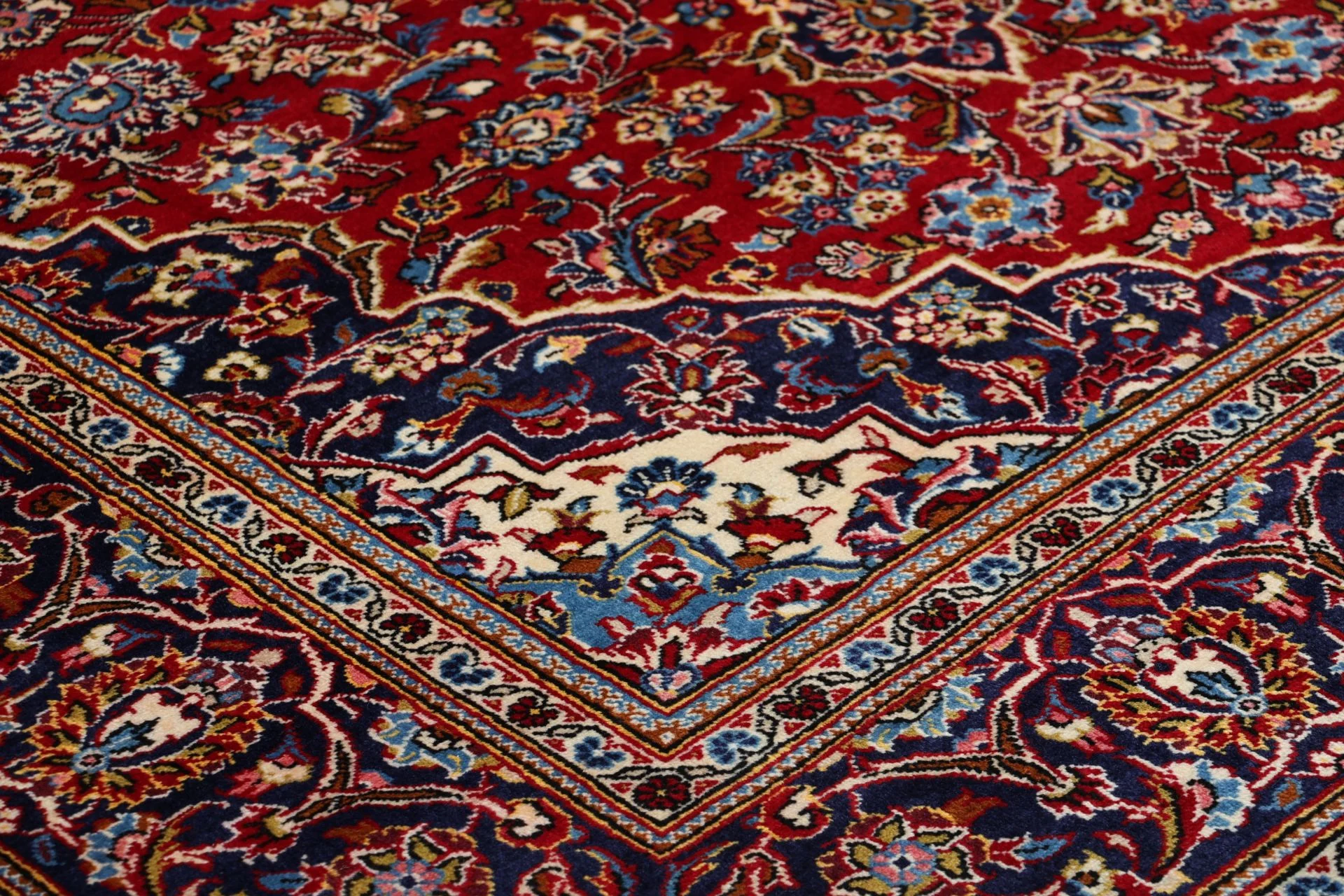 Handgeknüpfter Kashan Perserteppich 200 × 300 cm