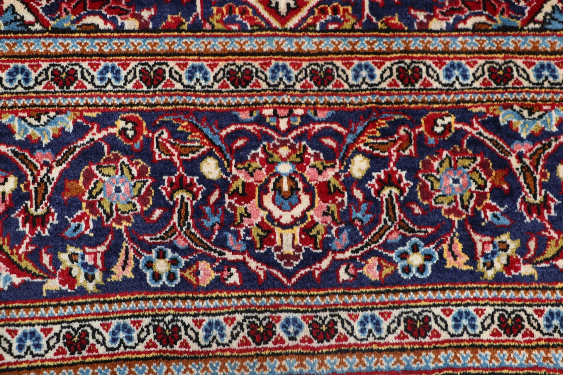 Handgeknüpfter Kashan Perserteppich 200 × 300 cm