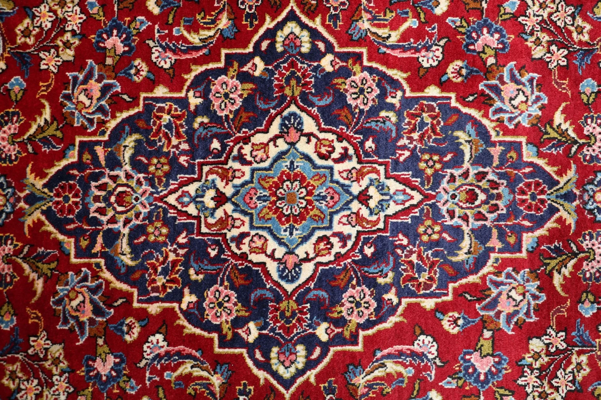 Handgeknüpfter Kashan Perserteppich 200 × 300 cm
