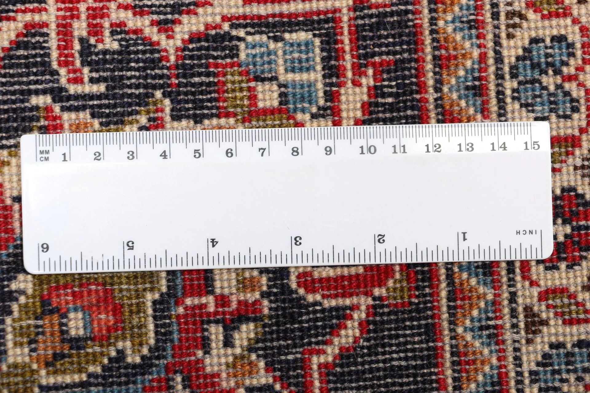 Handgeknüpfter Kashan Perserteppich, 203 × 306 cm, Wolle