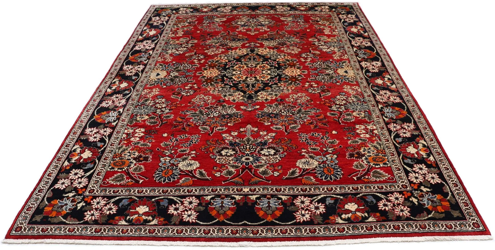 Bakhtiari Perserteppich 211 × 308 cm aus Wolle, handgeknüpft