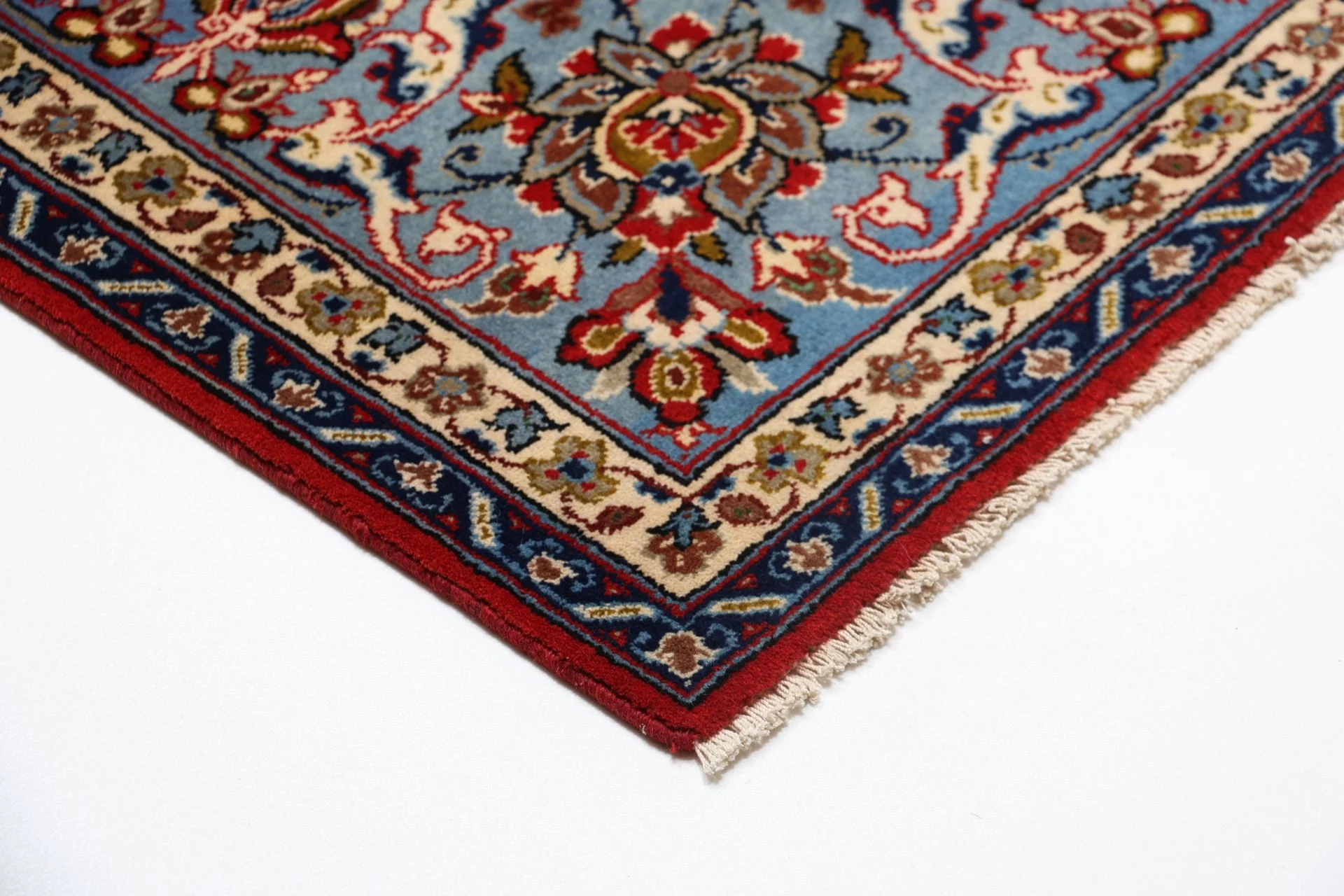 Handgeknüpfter Isfahan Perserteppich 212 × 324 cm