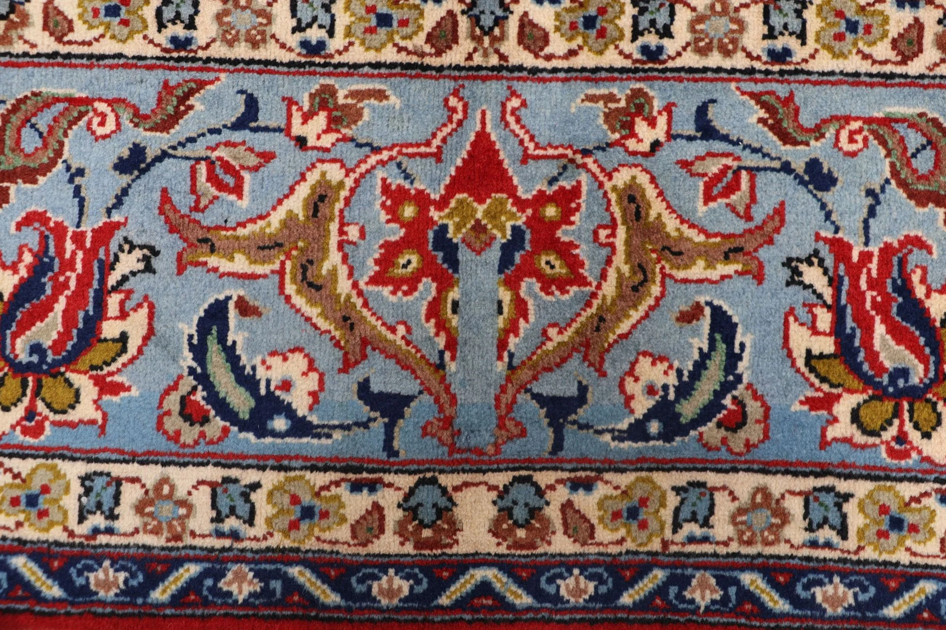 Handgeknüpfter Isfahan Perserteppich 212 × 324 cm