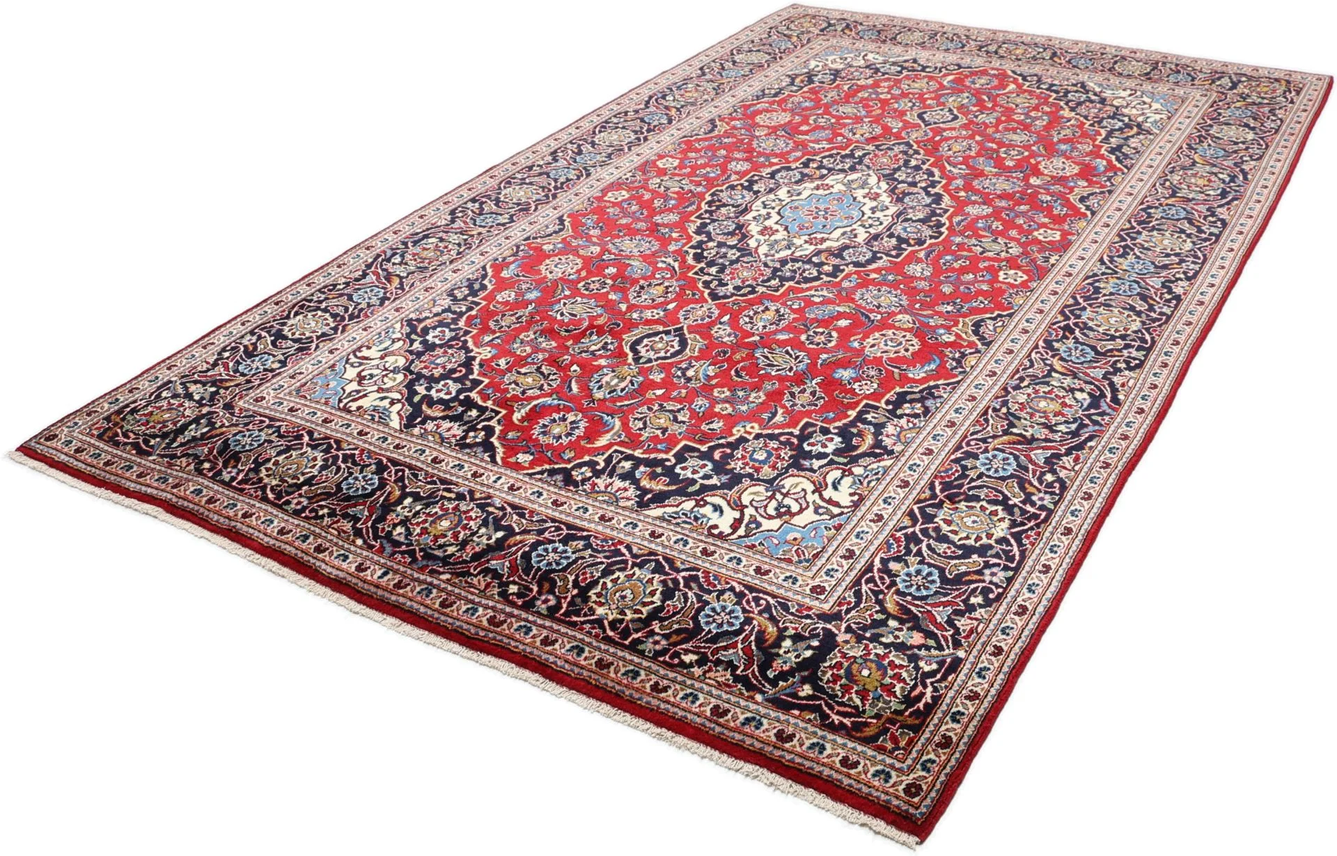 Kashan Perserteppich aus Iran, 198 × 316 cm
