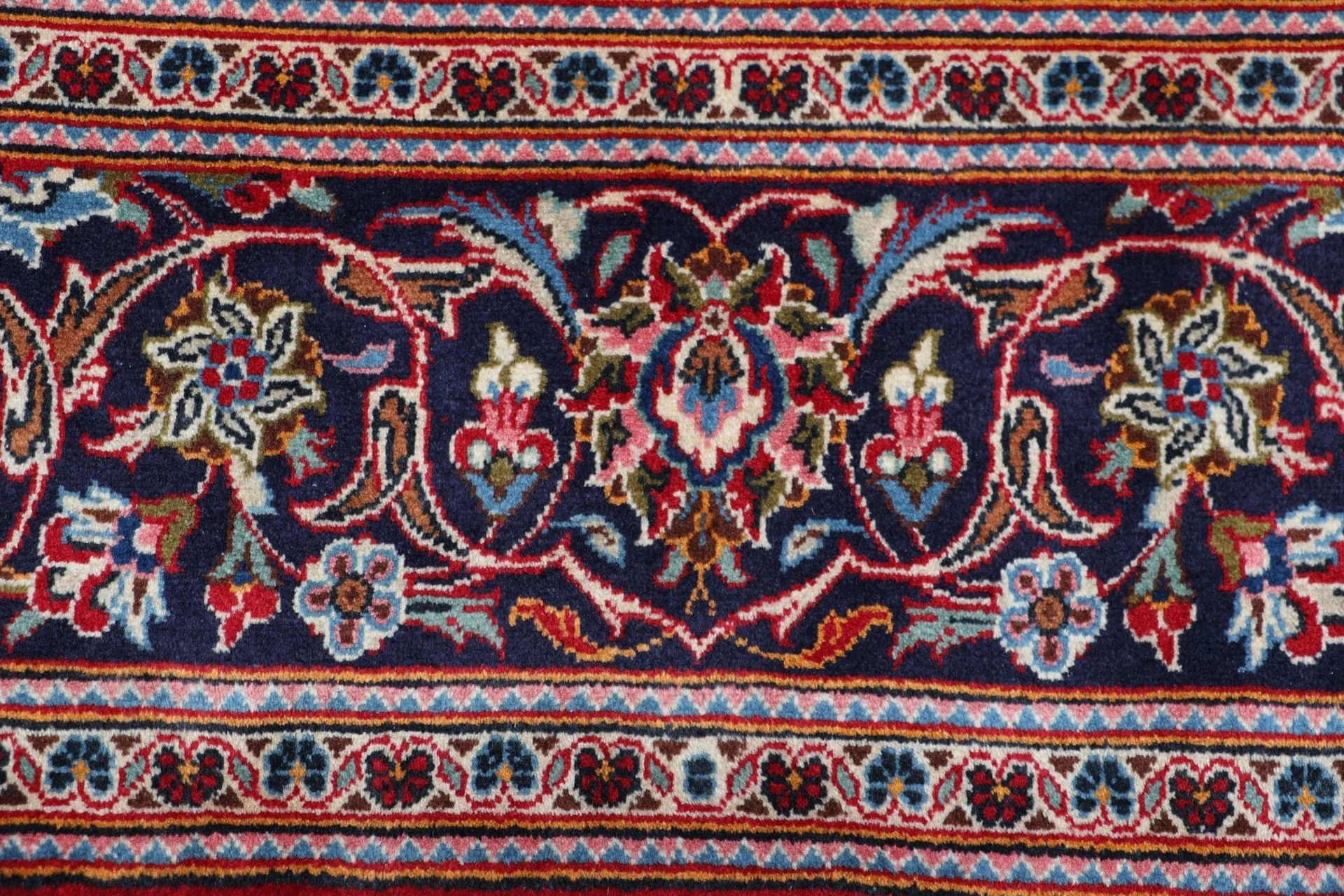 Handgeknüpfter Kashan Perserteppich, 200 × 300 cm, Wolle