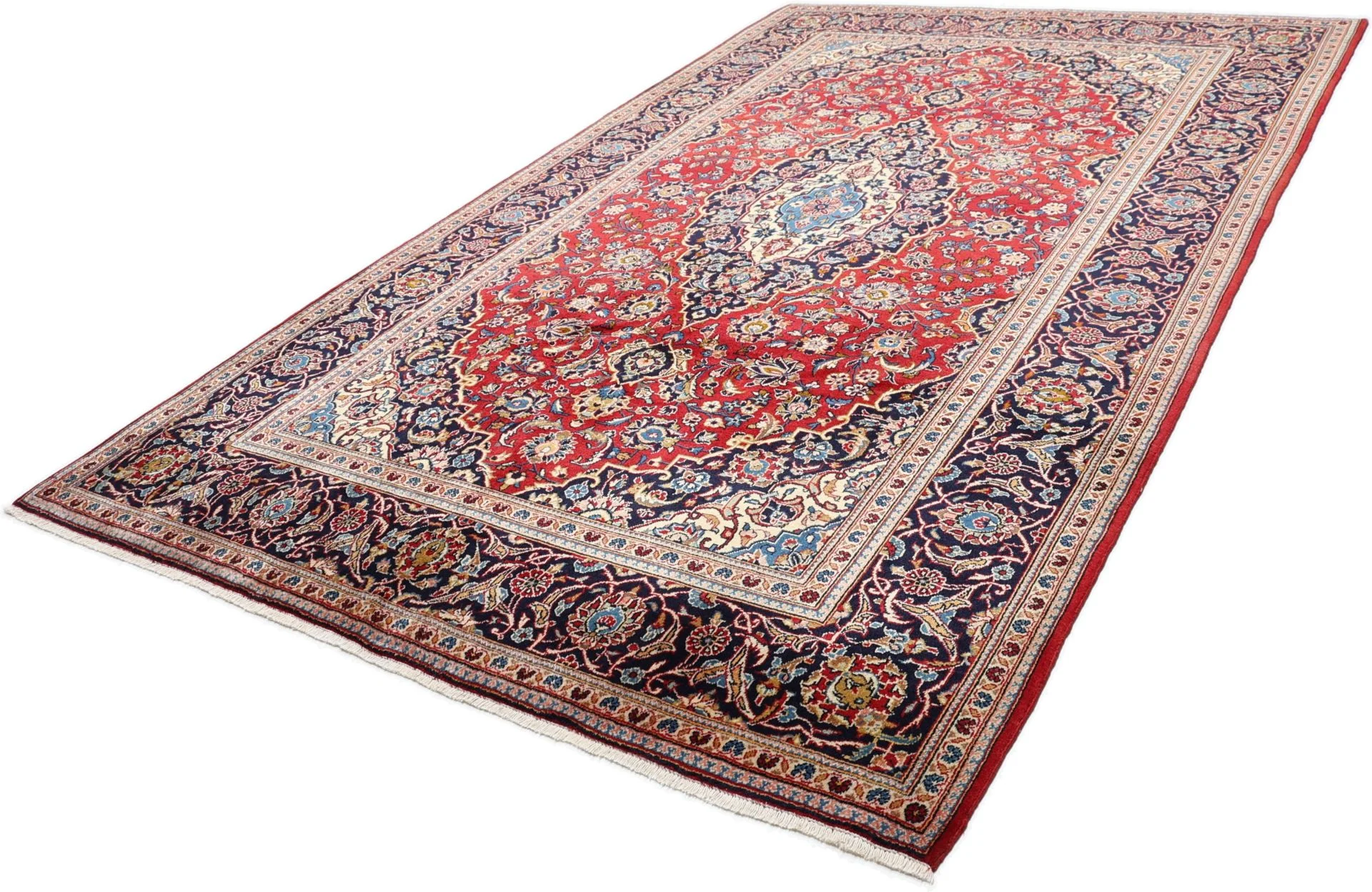 Kashan Perserteppich aus Iran, 202 × 320 cm
