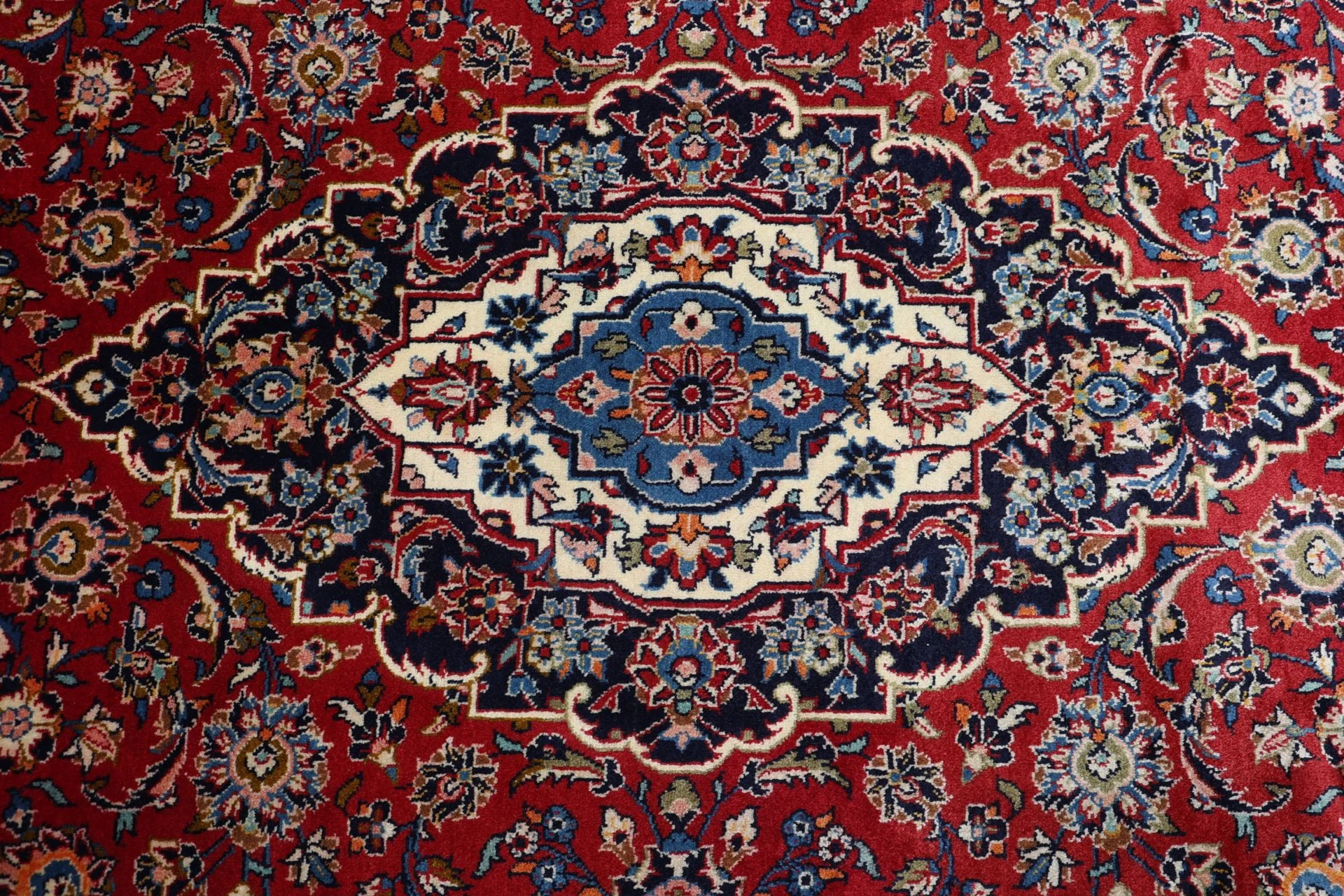 Kashan Perserteppich aus Iran, 202 × 320 cm