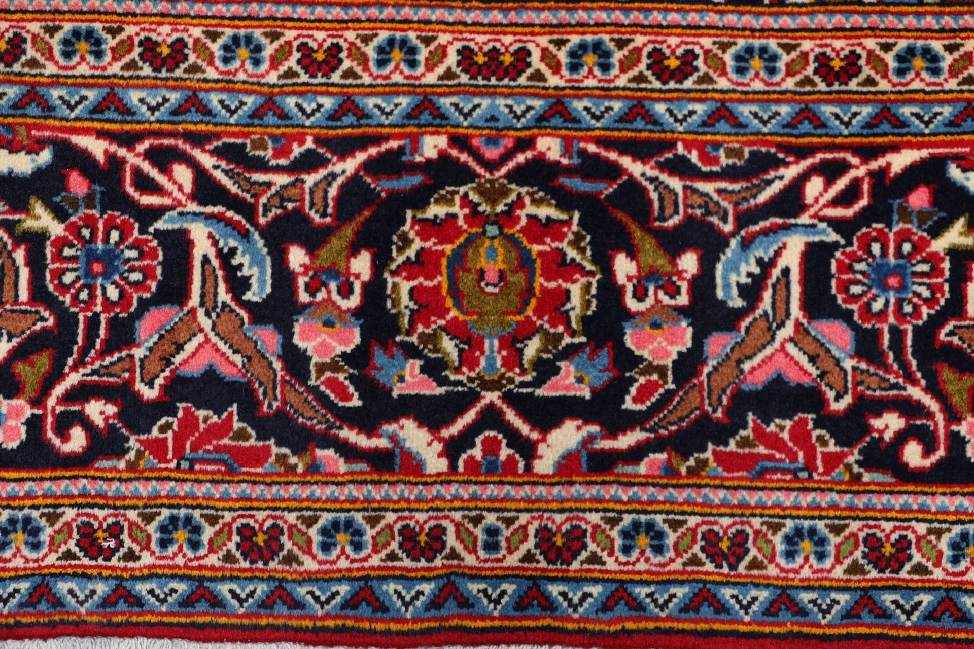 Kashan Perserteppich 200 × 300 cm aus Wolle, handgeknüpft