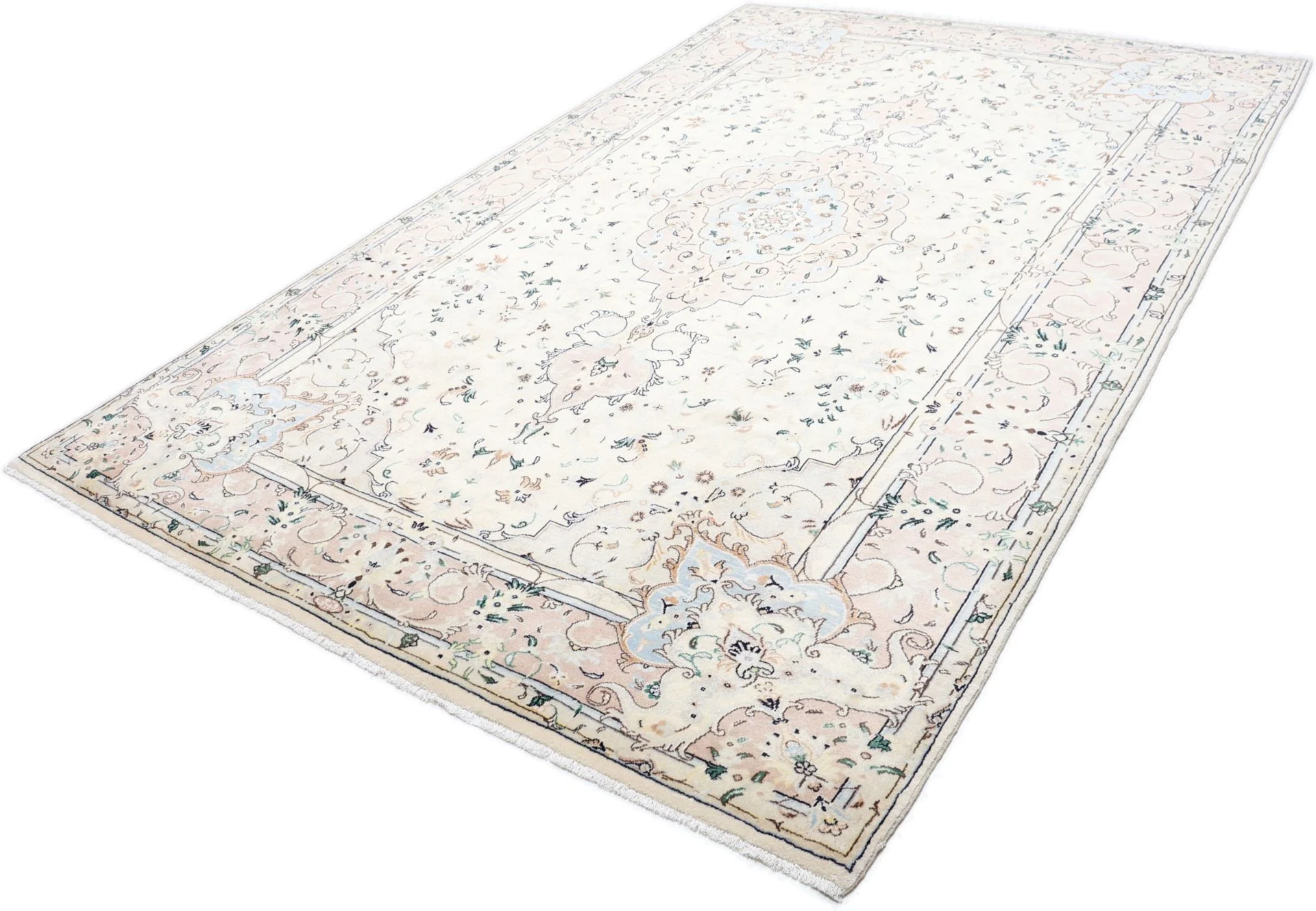 Kashan Perserteppich 200 × 308 cm aus Wolle, handgeknüpft