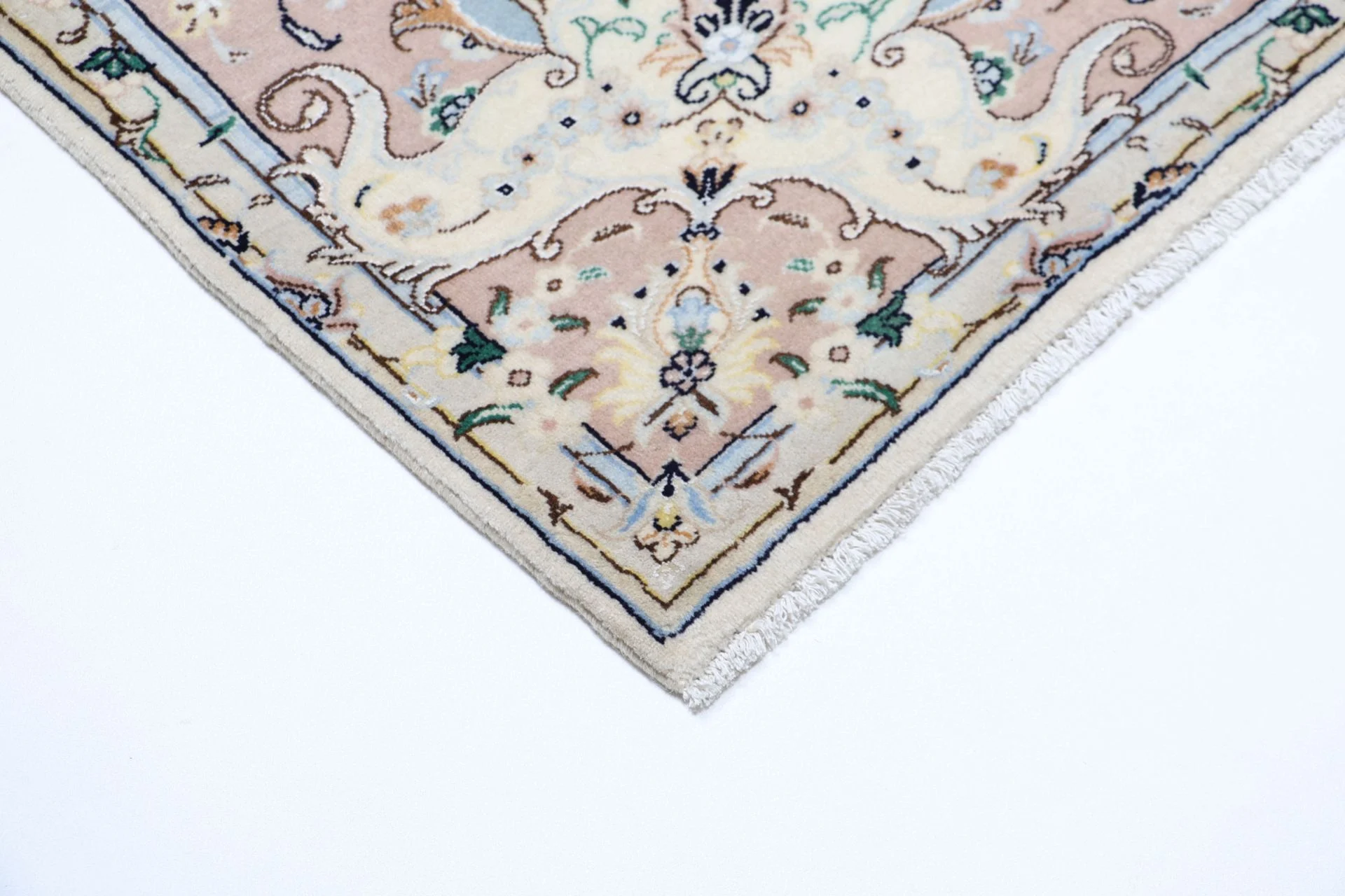 Kashan Perserteppich 200 × 308 cm aus Wolle, handgeknüpft