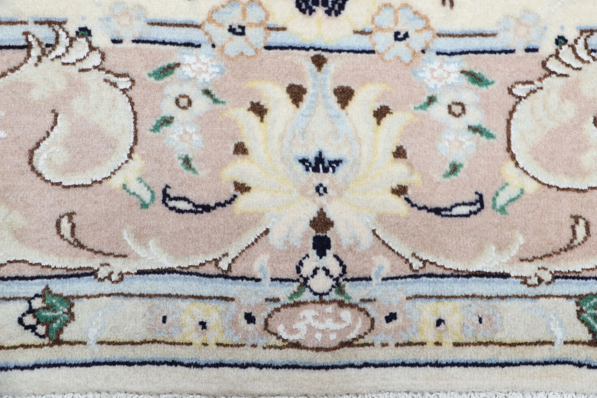 Kashan Perserteppich 200 × 308 cm aus Wolle, handgeknüpft