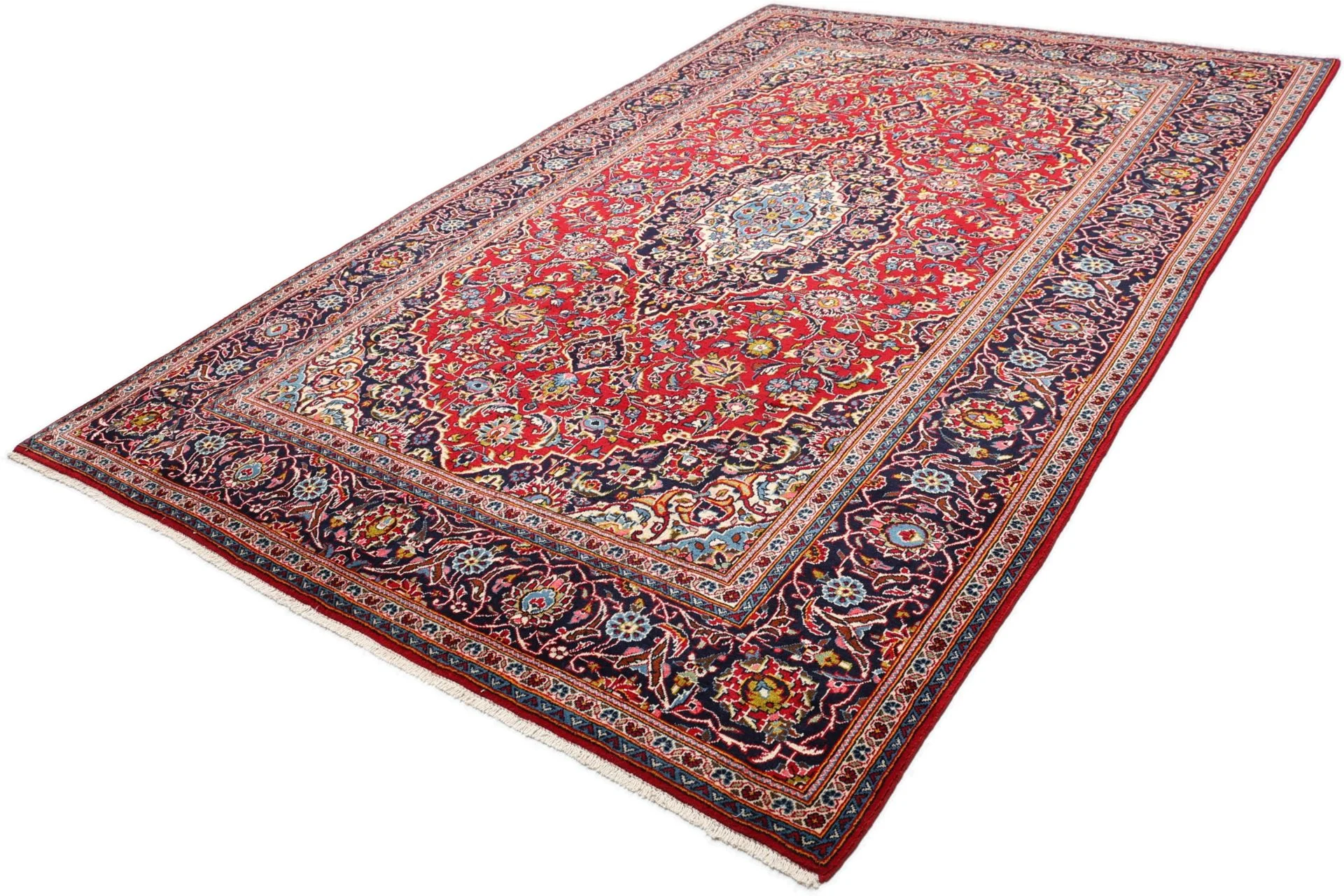 Kashan Perserteppich aus Iran, 202 × 304 cm