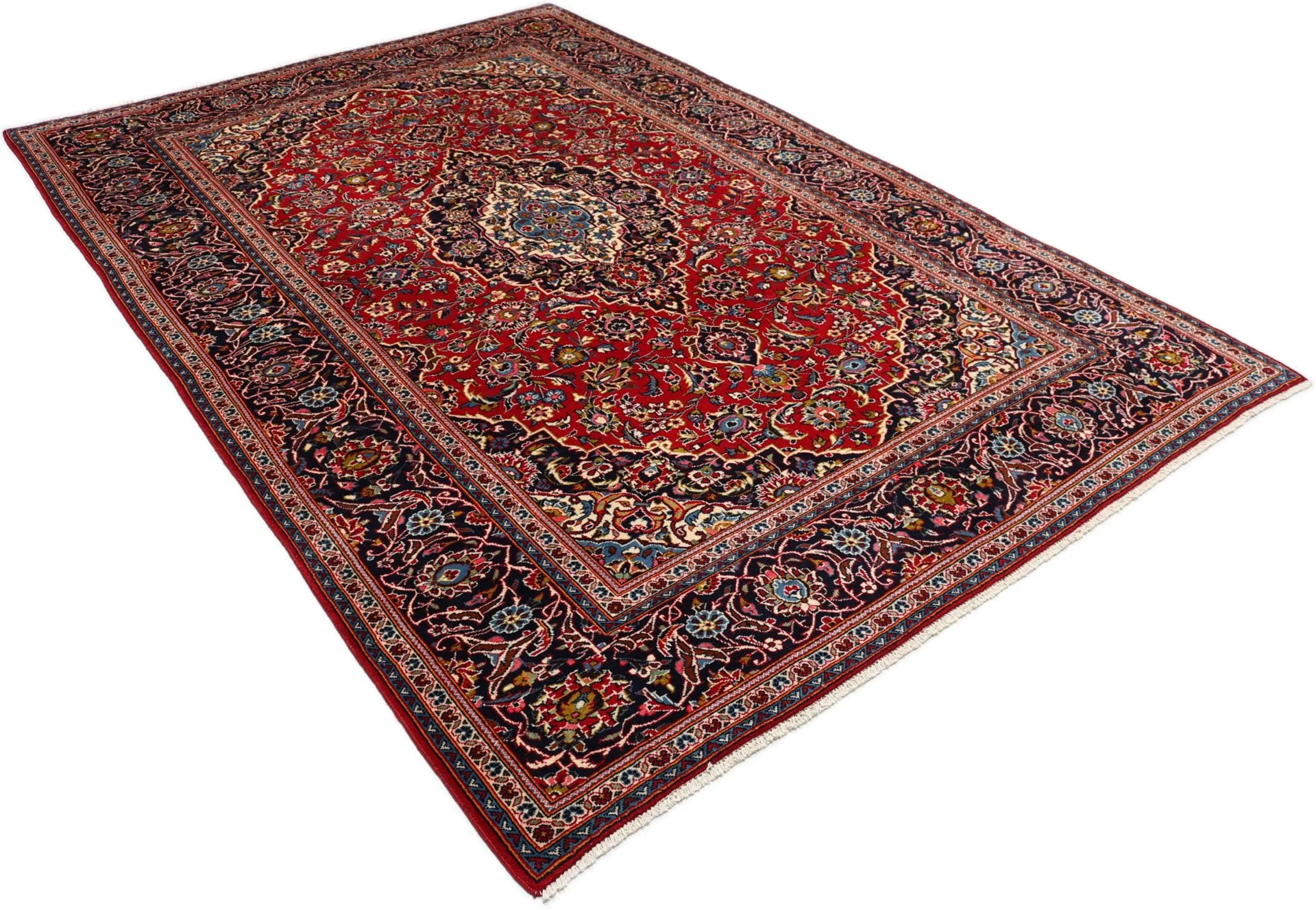 Kashan Perserteppich aus Iran, 202 × 304 cm