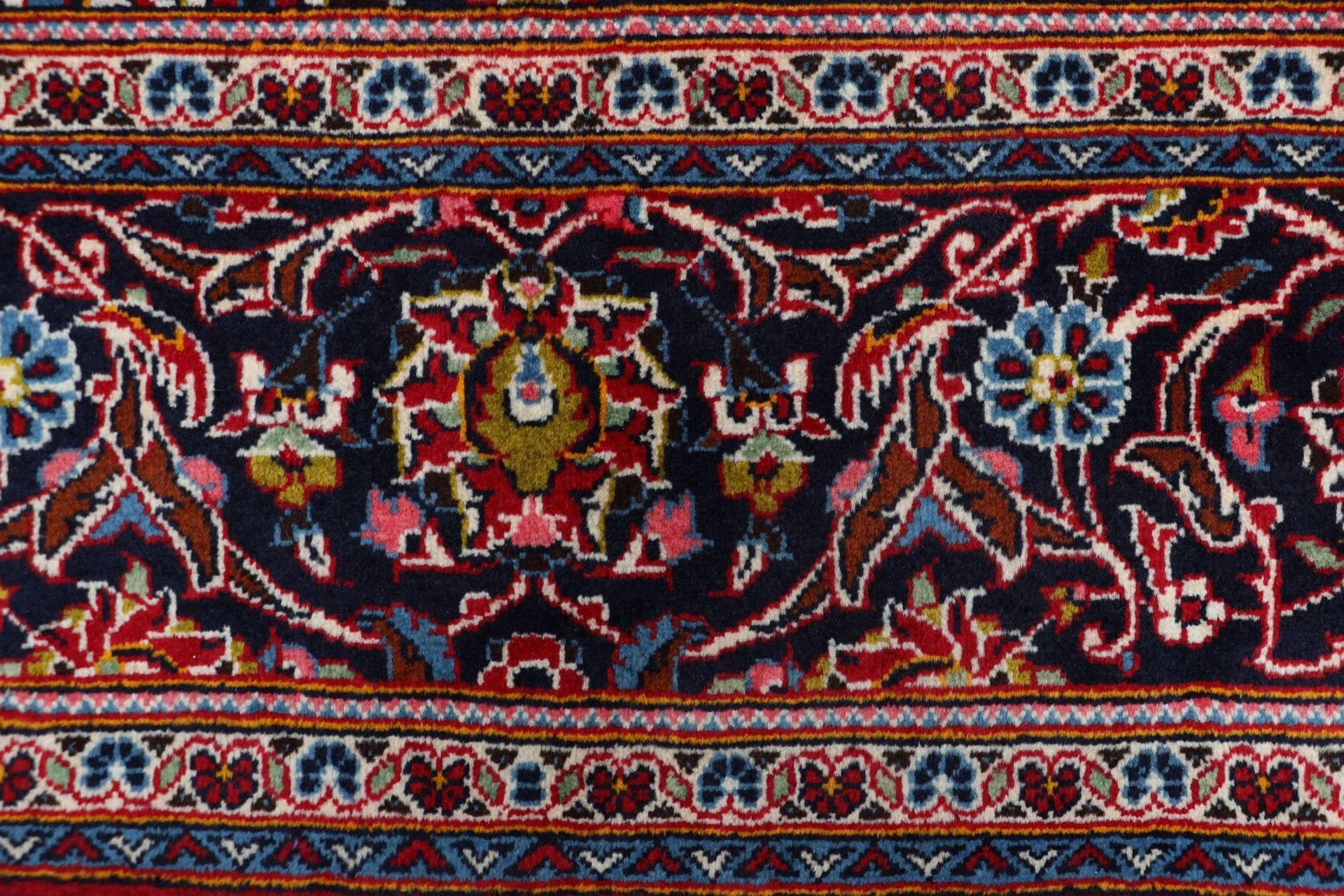 Kashan Perserteppich aus Iran, 202 × 304 cm