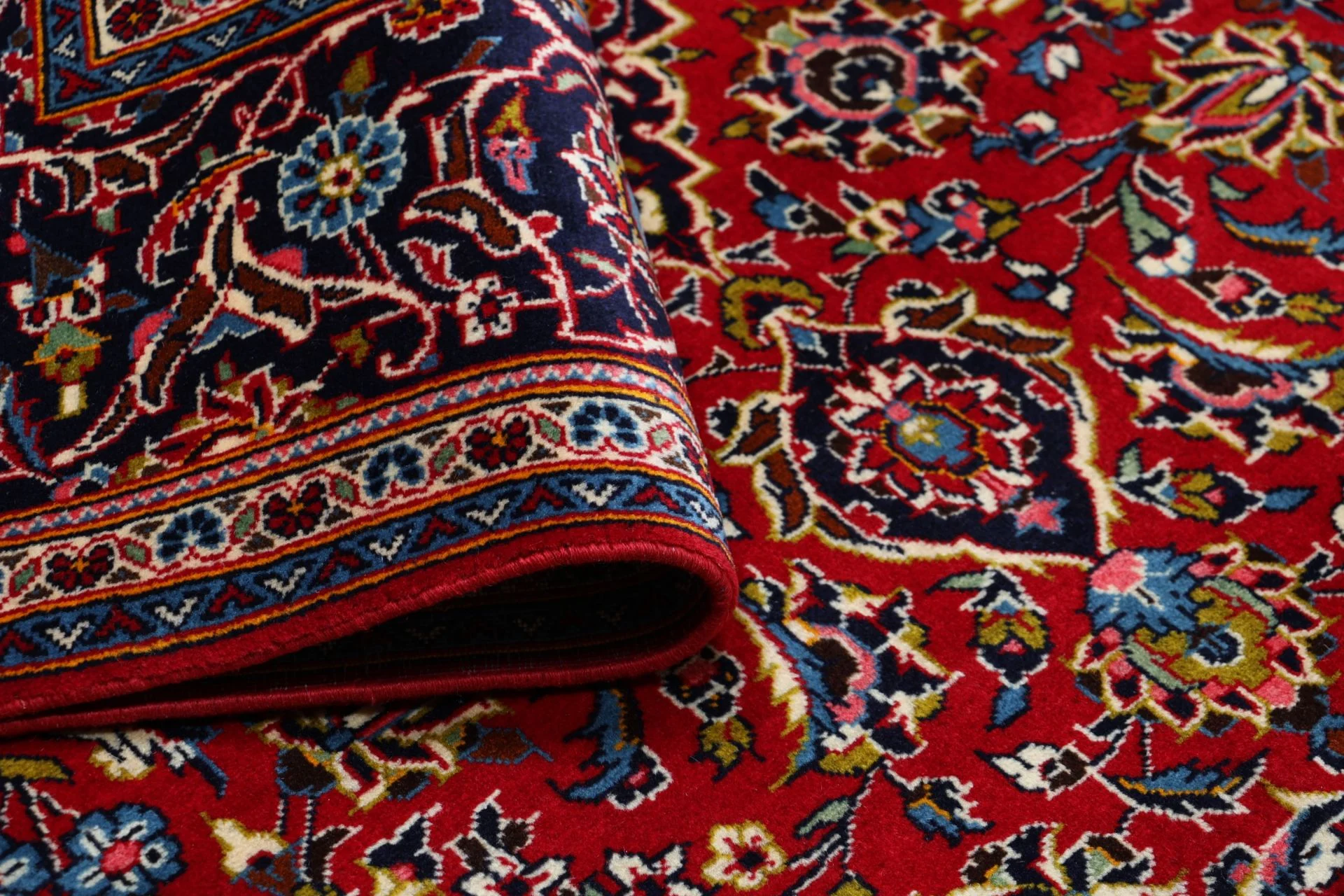 Kashan Perserteppich aus Iran, 202 × 304 cm