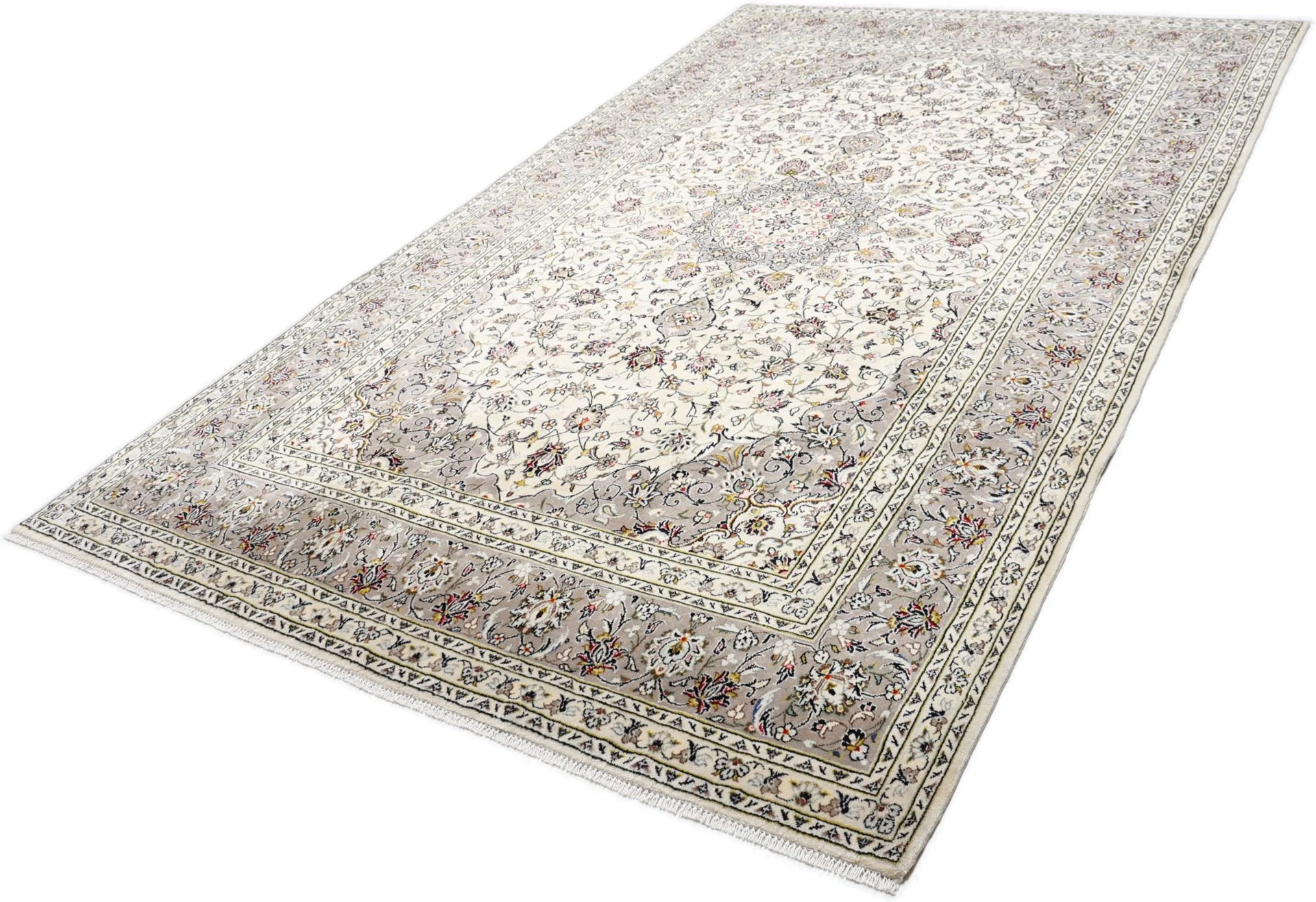 Handgeknüpfter Kashan Perserteppich, 198 × 310 cm, Wolle