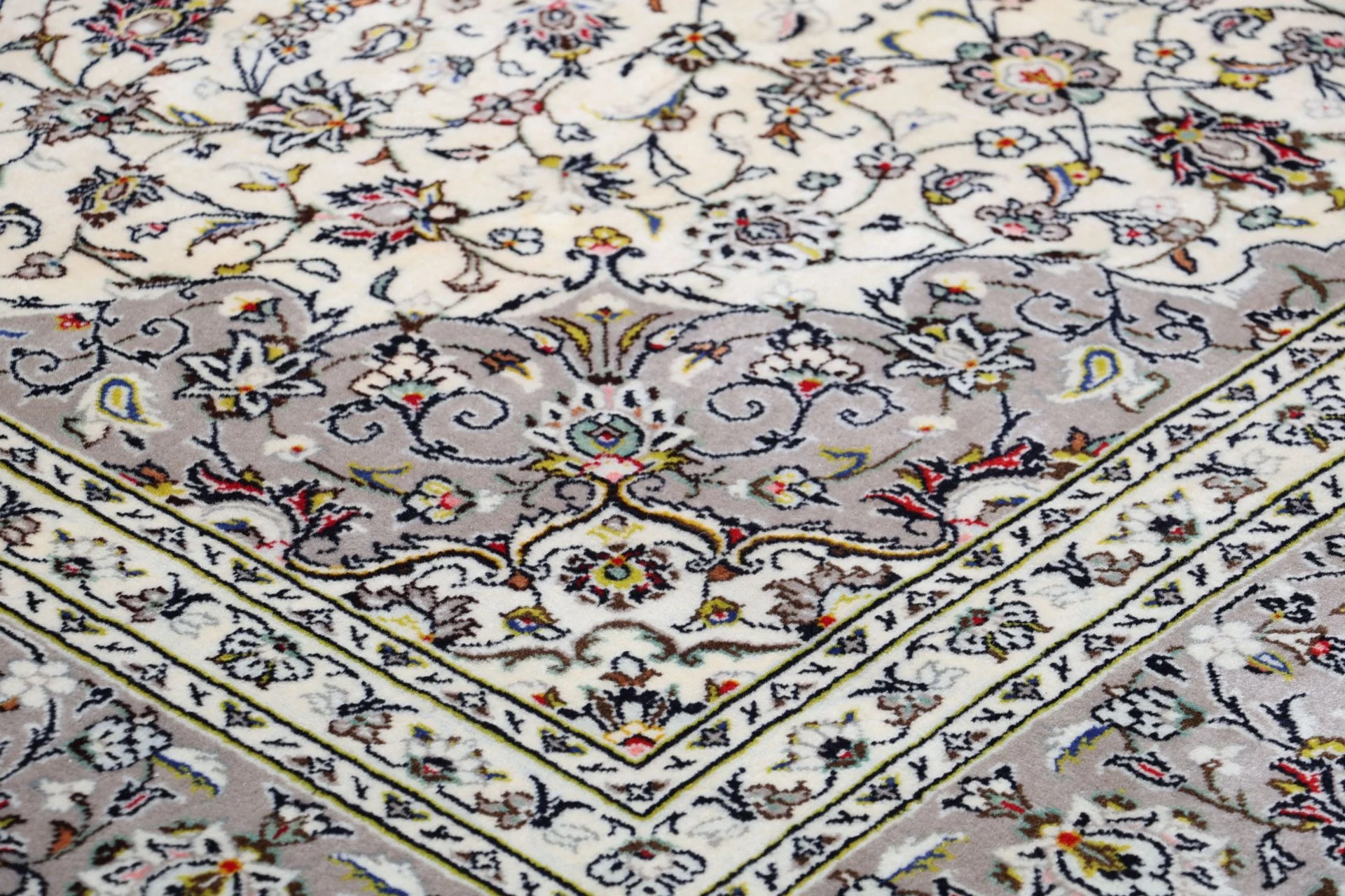 Handgeknüpfter Kashan Perserteppich, 198 × 310 cm, Wolle