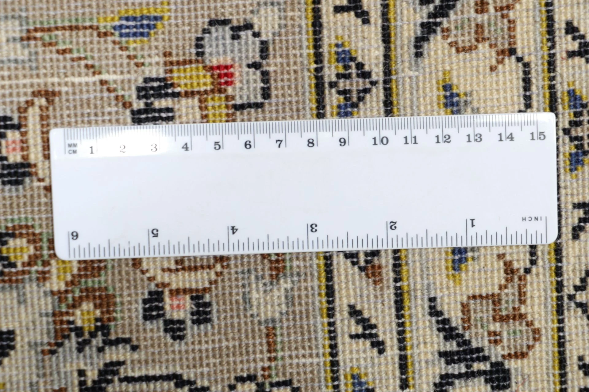 Handgeknüpfter Kashan Perserteppich, 198 × 310 cm, Wolle