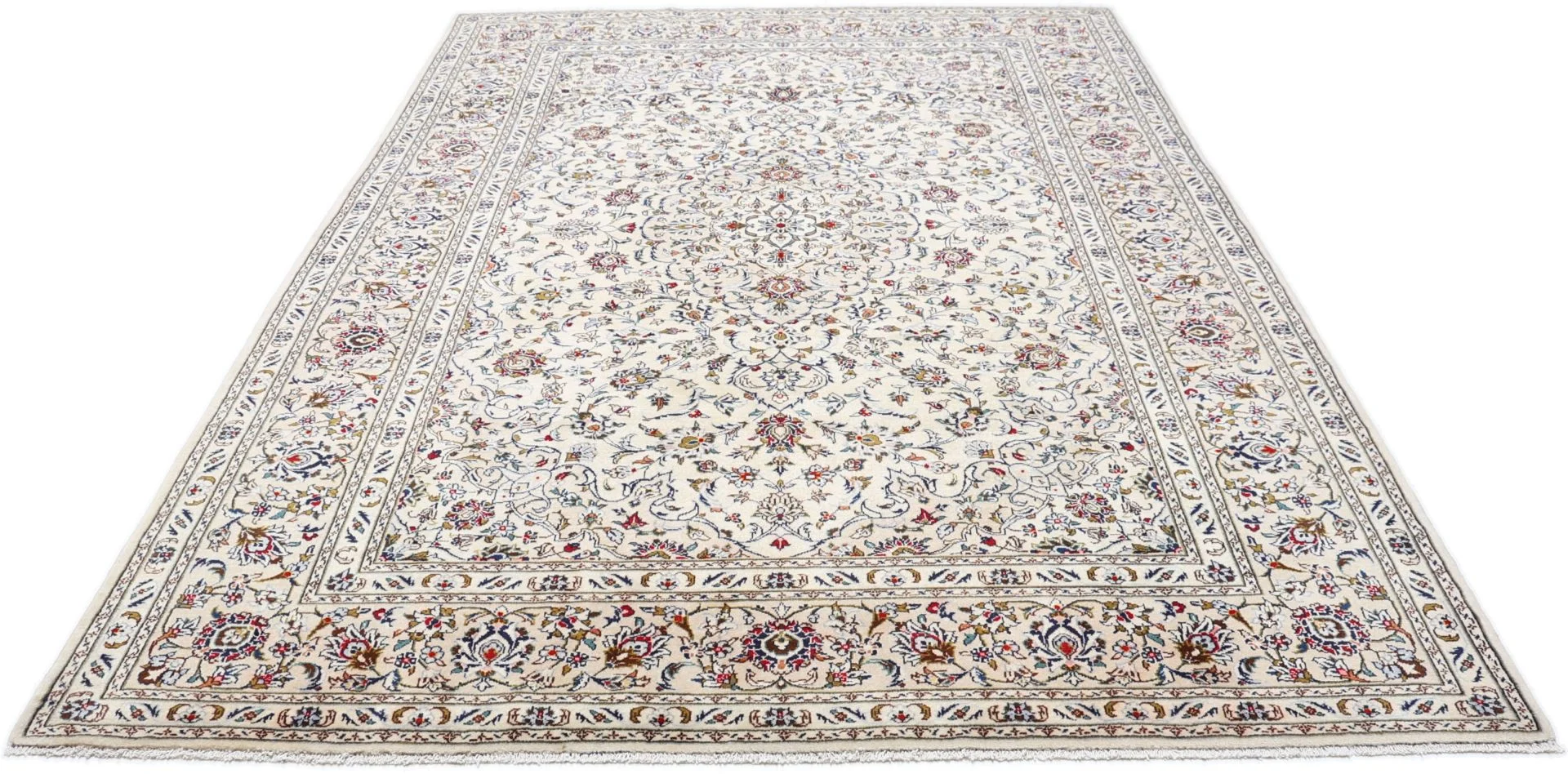 Handgeknüpfter Kashan Perserteppich 205 × 295 cm