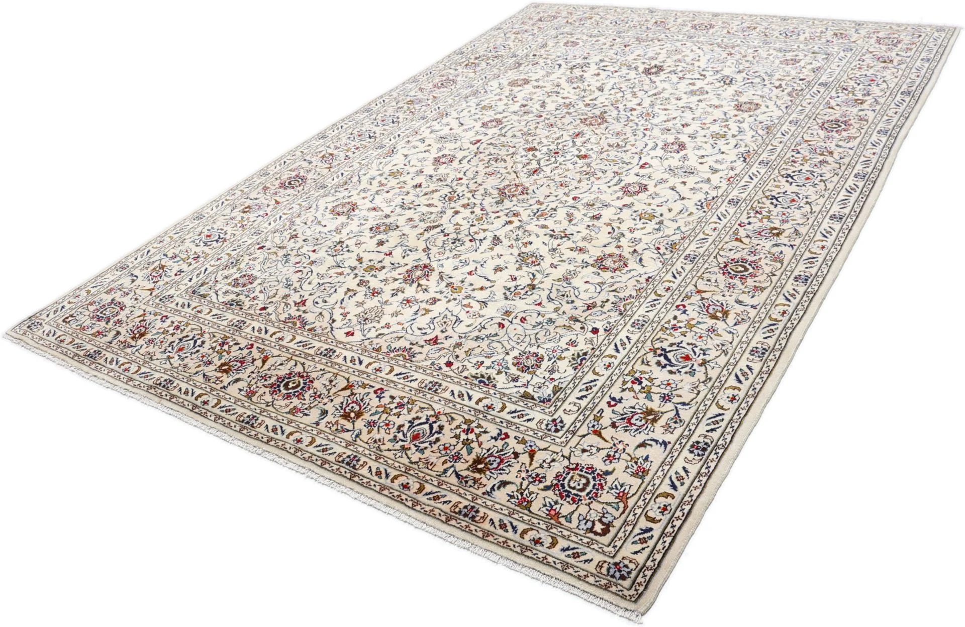 Handgeknüpfter Kashan Perserteppich 205 × 295 cm