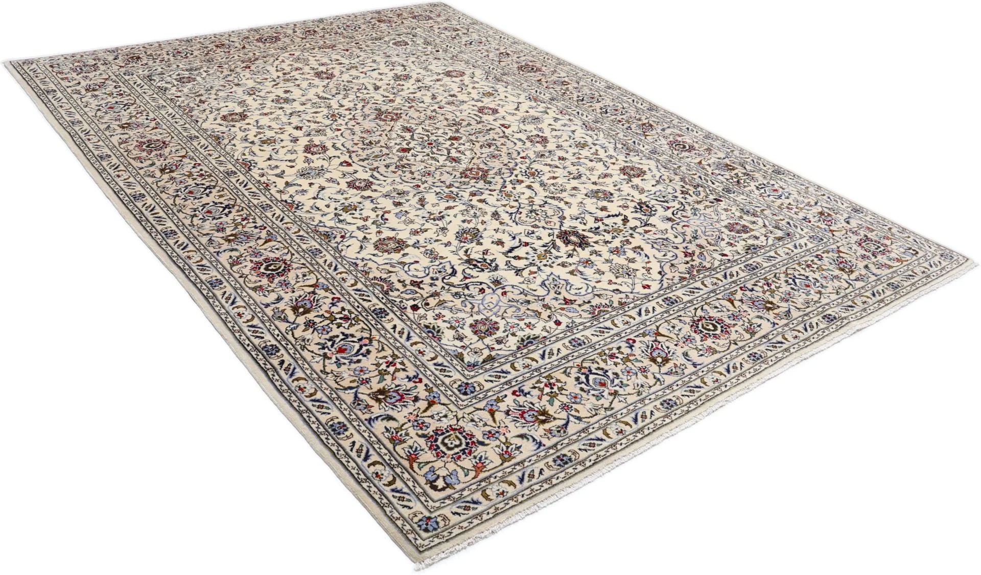 Handgeknüpfter Kashan Perserteppich 205 × 295 cm
