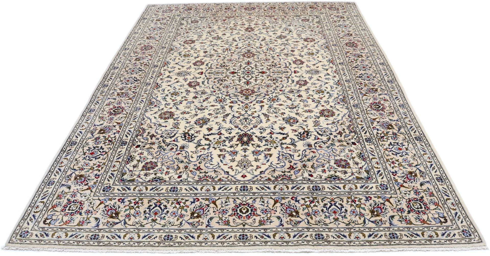 Handgeknüpfter Kashan Perserteppich 205 × 295 cm