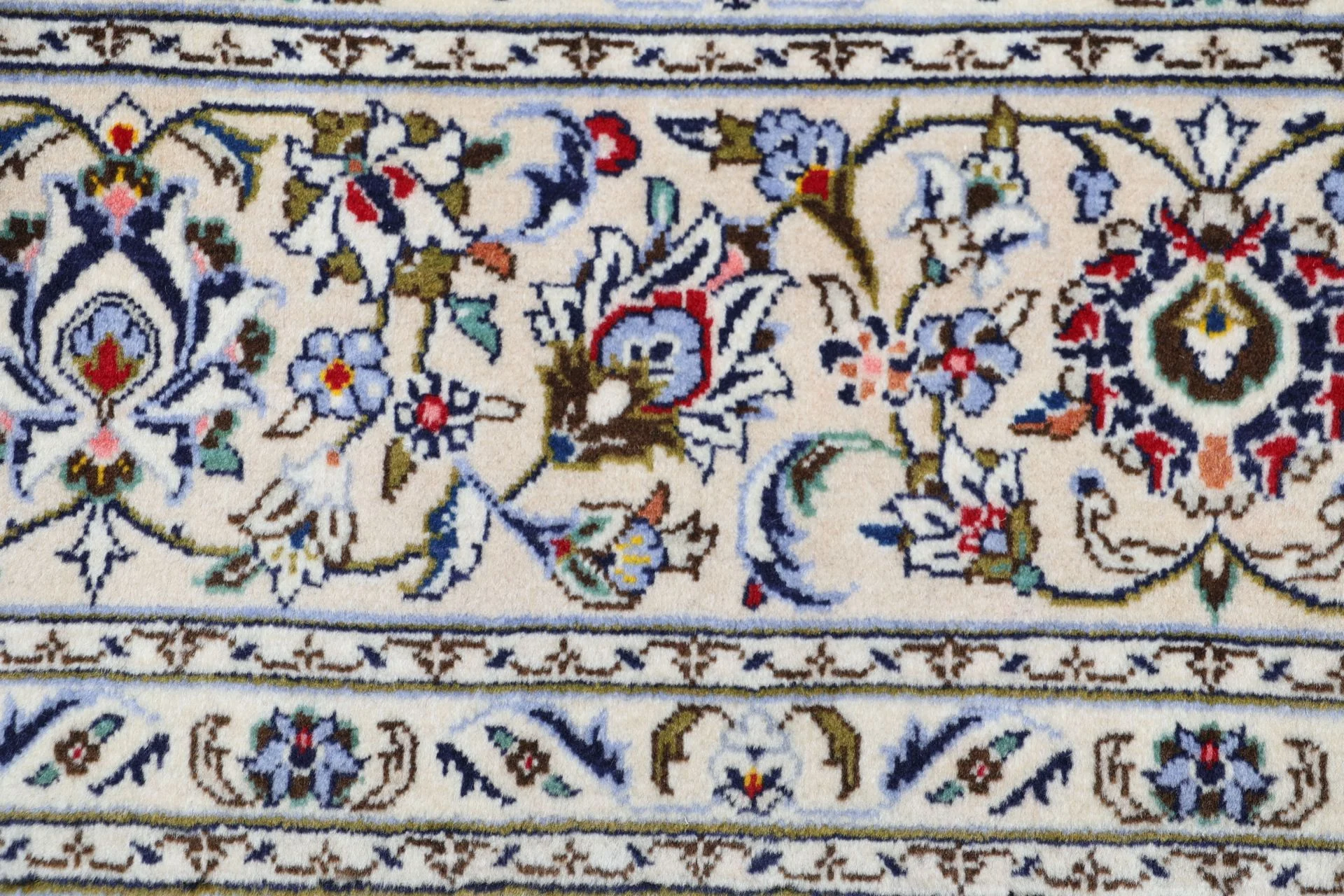 Handgeknüpfter Kashan Perserteppich 205 × 295 cm