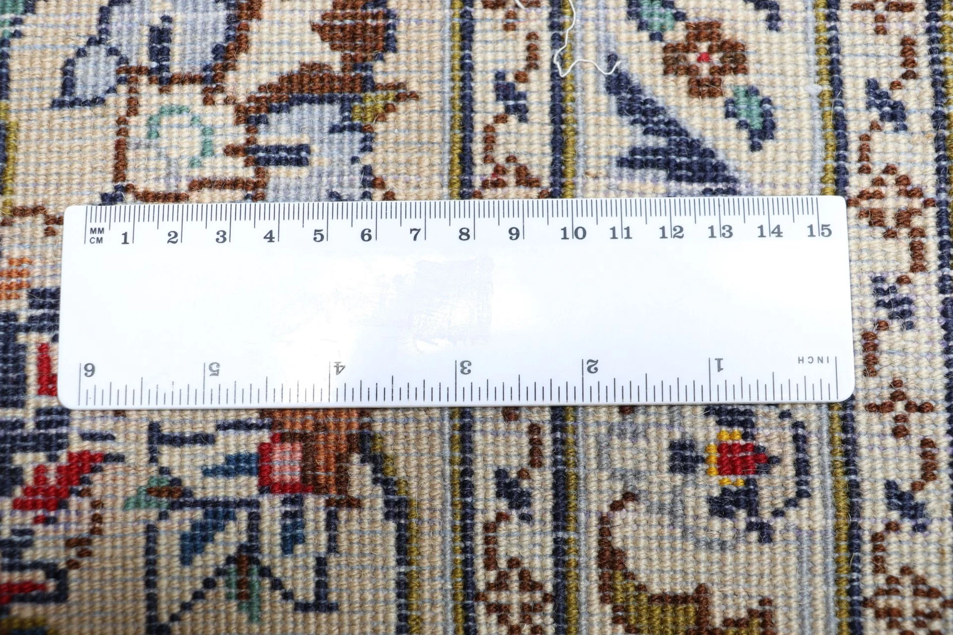 Handgeknüpfter Kashan Perserteppich 205 × 295 cm