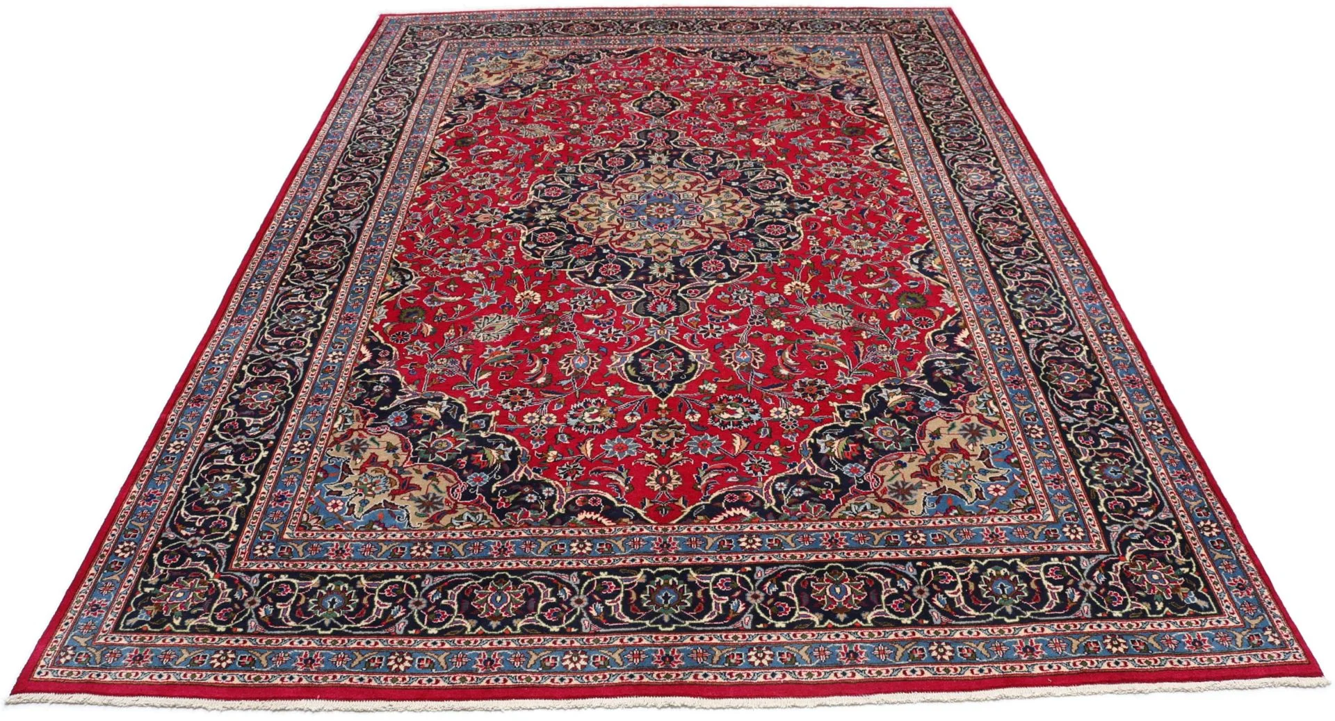 Kashmar Perserteppich 244 × 344 cm aus Wolle, handgeknüpft