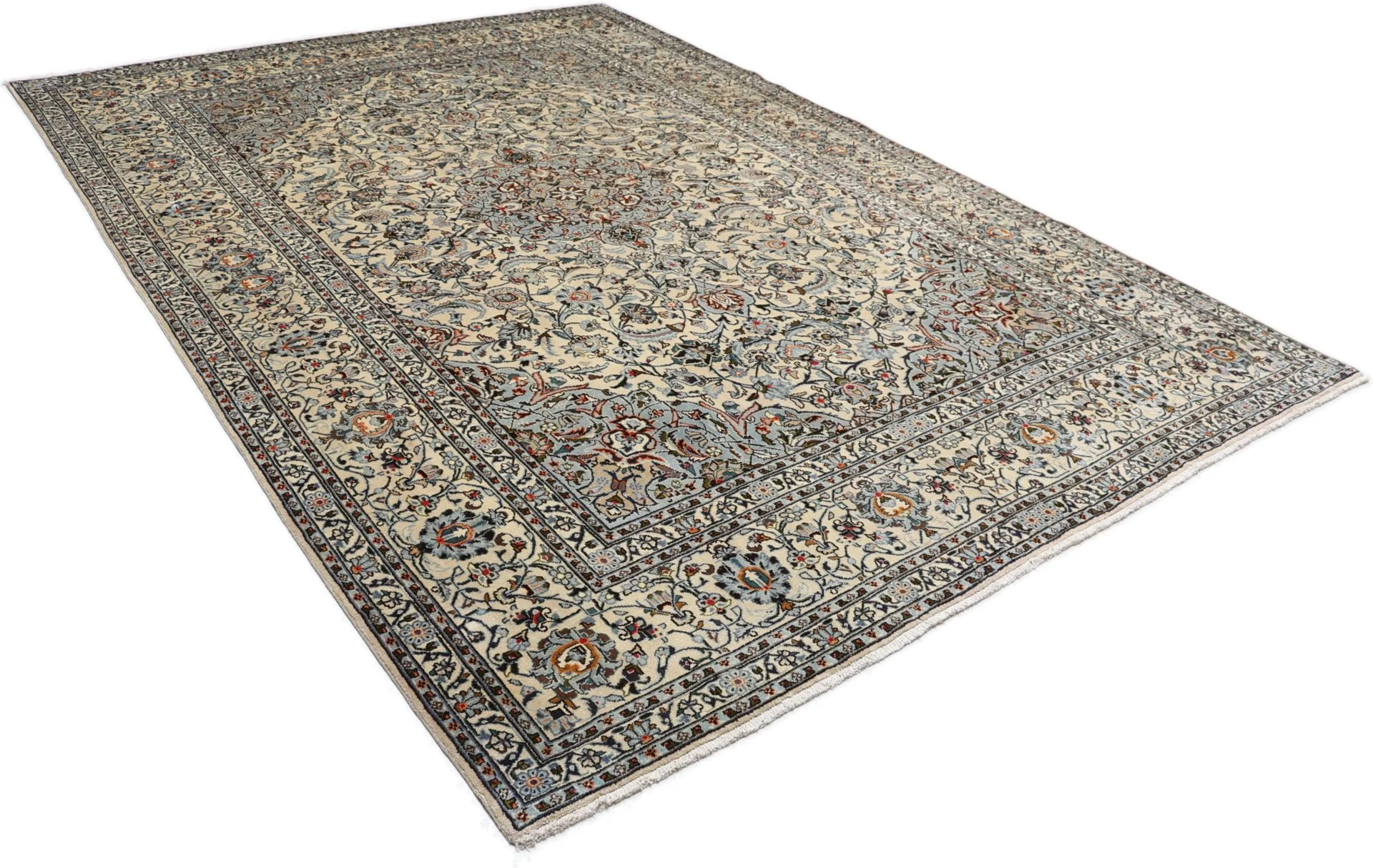 Handgeknüpfter Kashmar Perserteppich 246 × 353 cm