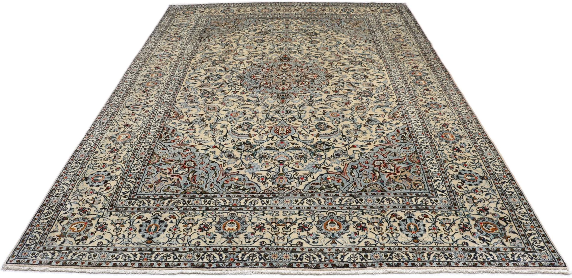 Handgeknüpfter Kashmar Perserteppich 246 × 353 cm