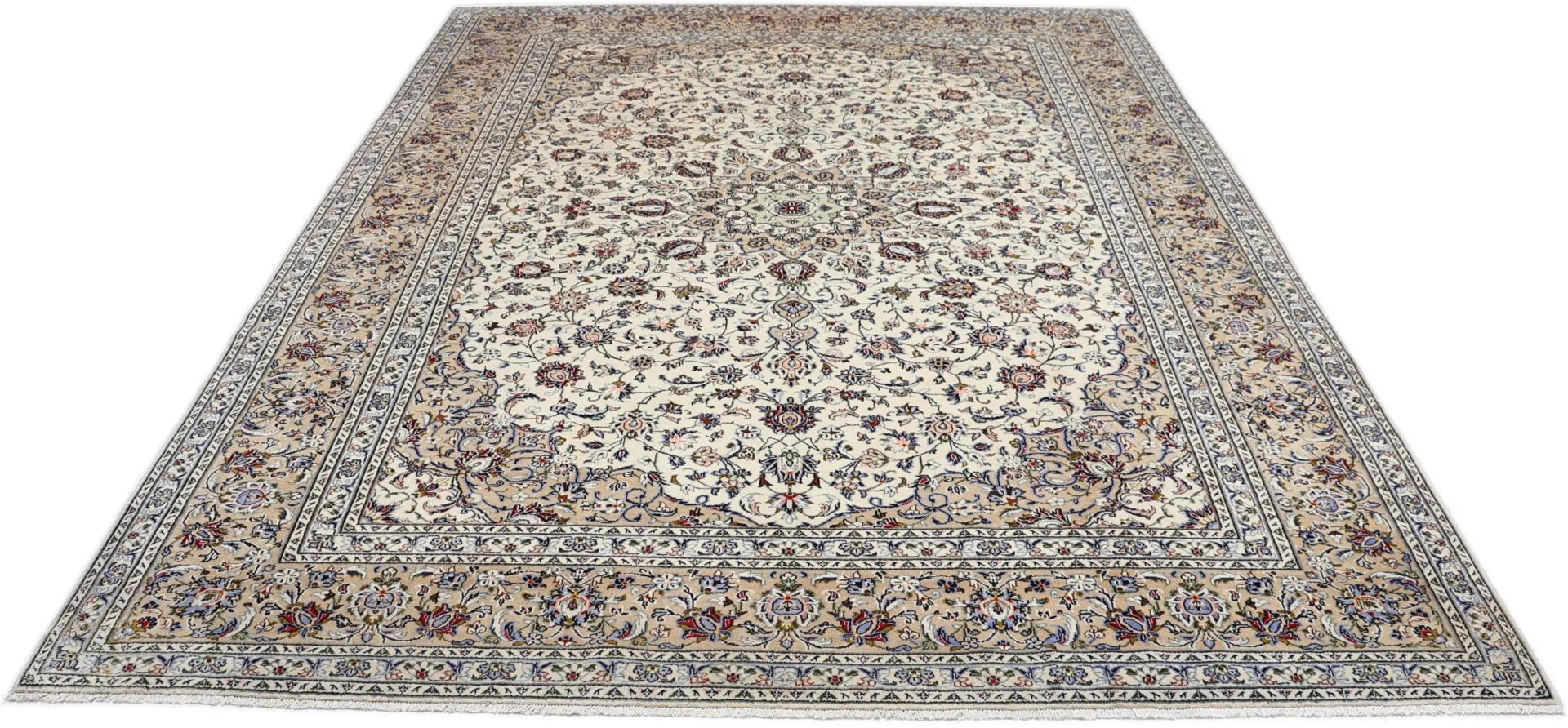 Kashan Perserteppich aus Iran, 254 × 352 cm