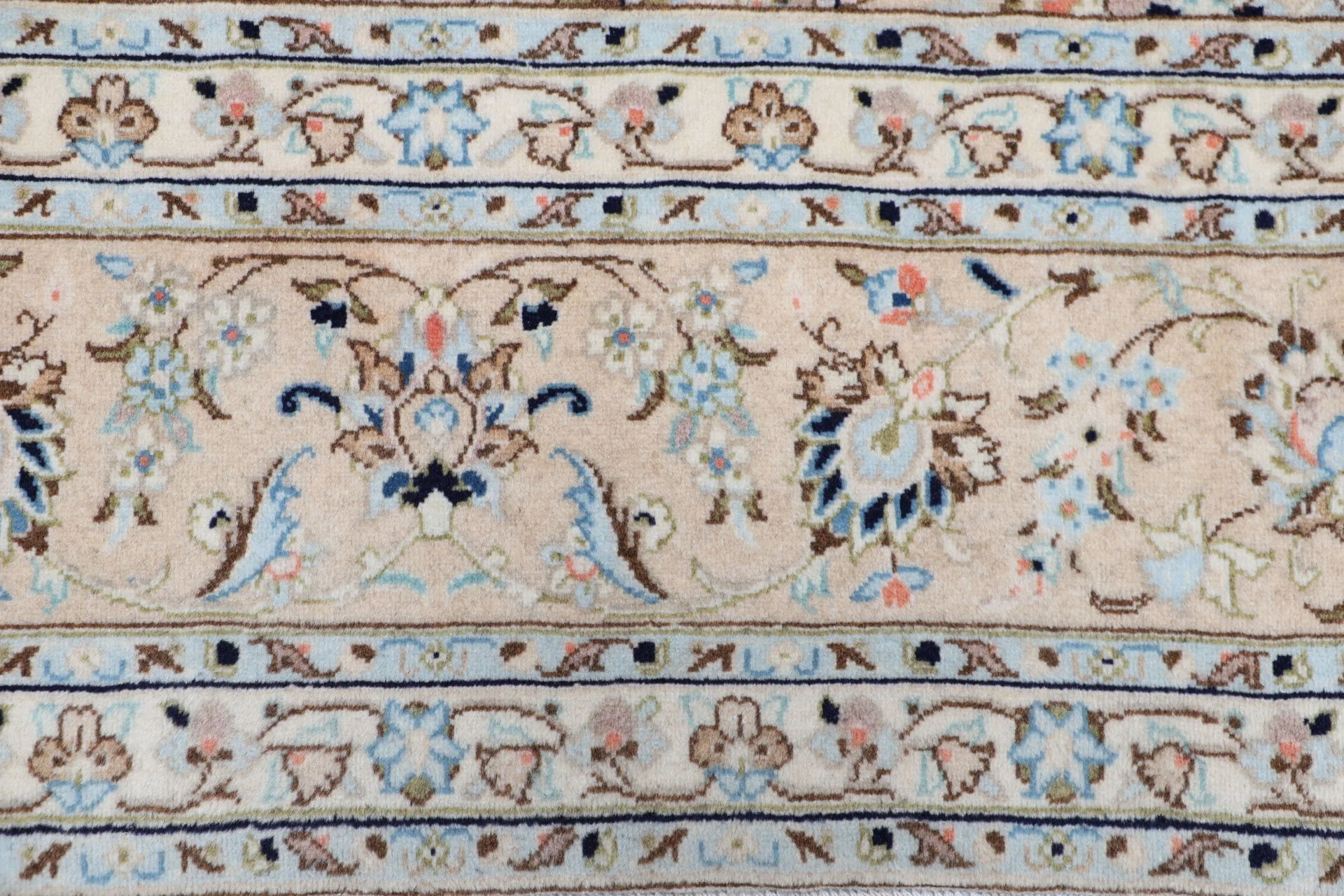 Handgeknüpfter Kashan Perserteppich, 245 × 345 cm, Wolle