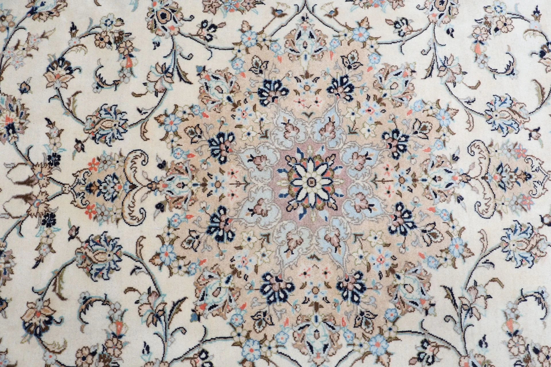Handgeknüpfter Kashan Perserteppich, 245 × 345 cm, Wolle