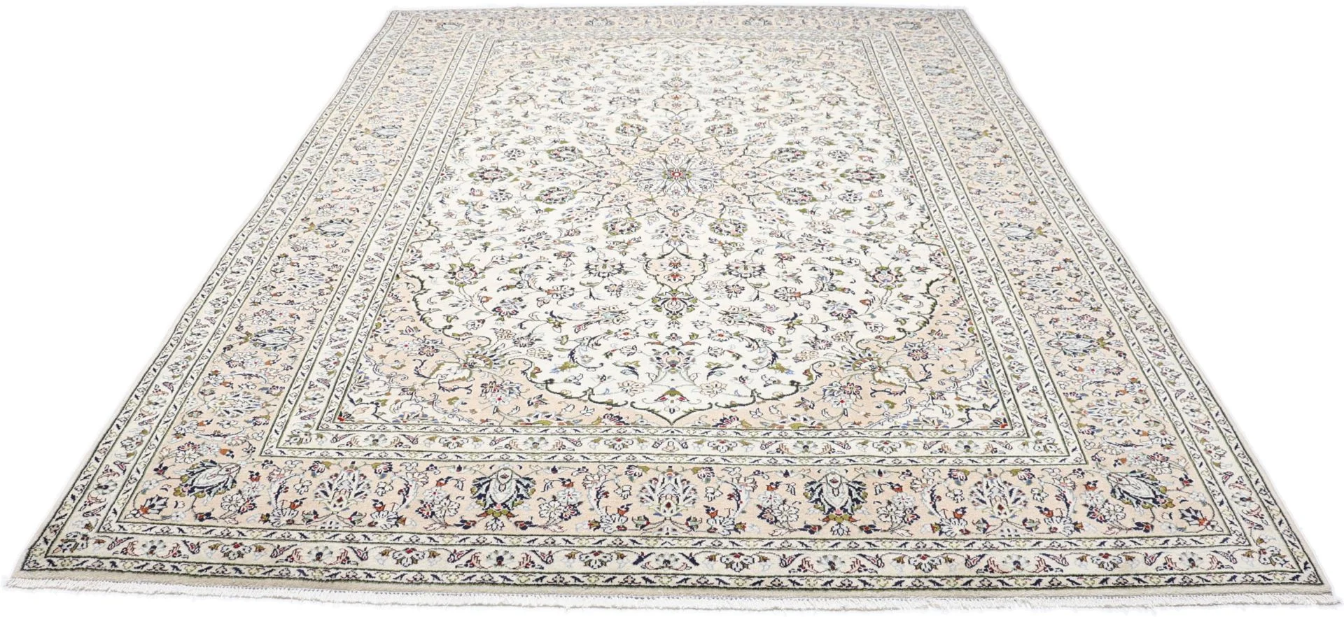 Handgeknüpfter Kashan Perserteppich, 250 × 350 cm, Wolle